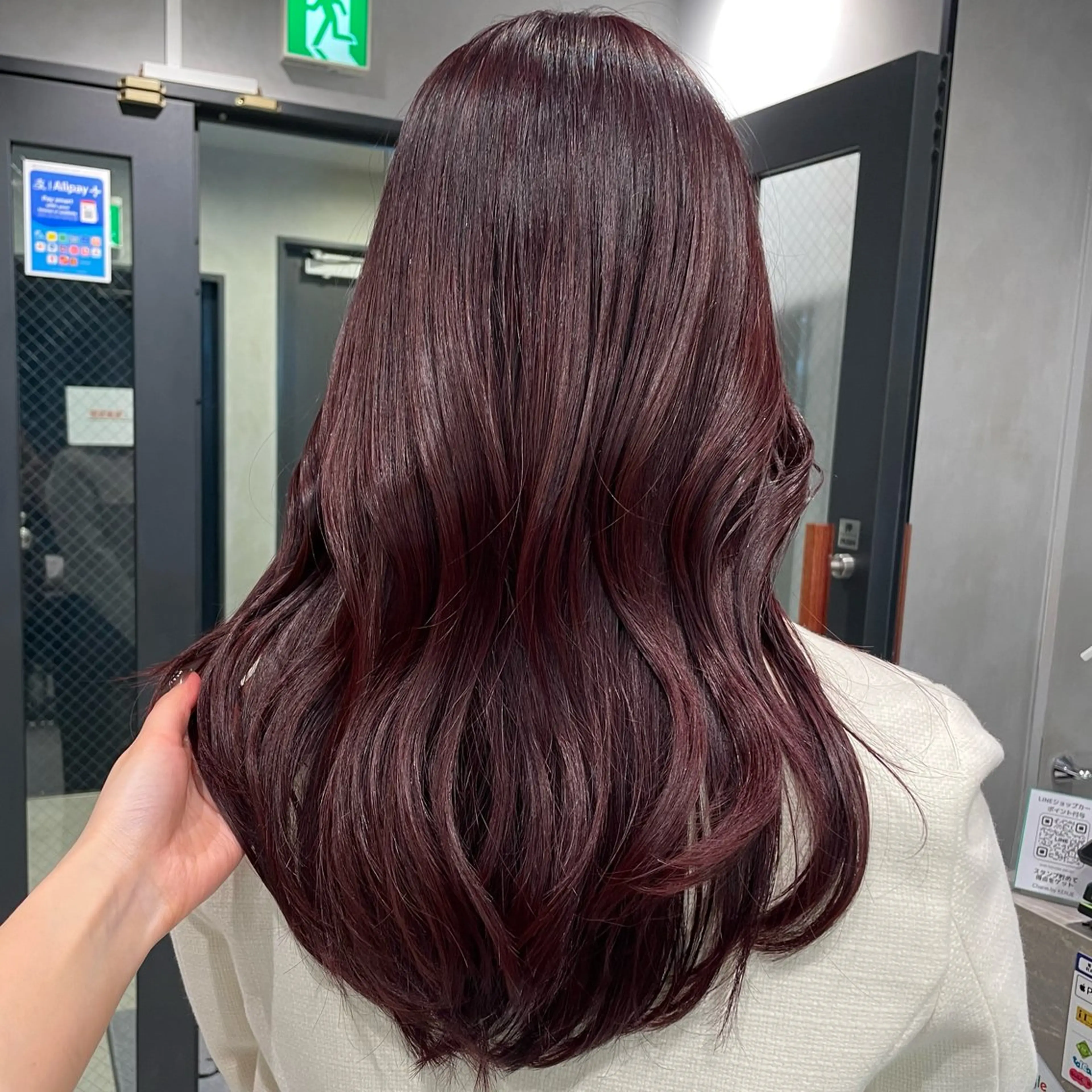 ロング カラー ヘアカラー トリートメント ヘアセット 暖色レイヤー 🥀REIRIのヘアスタイル