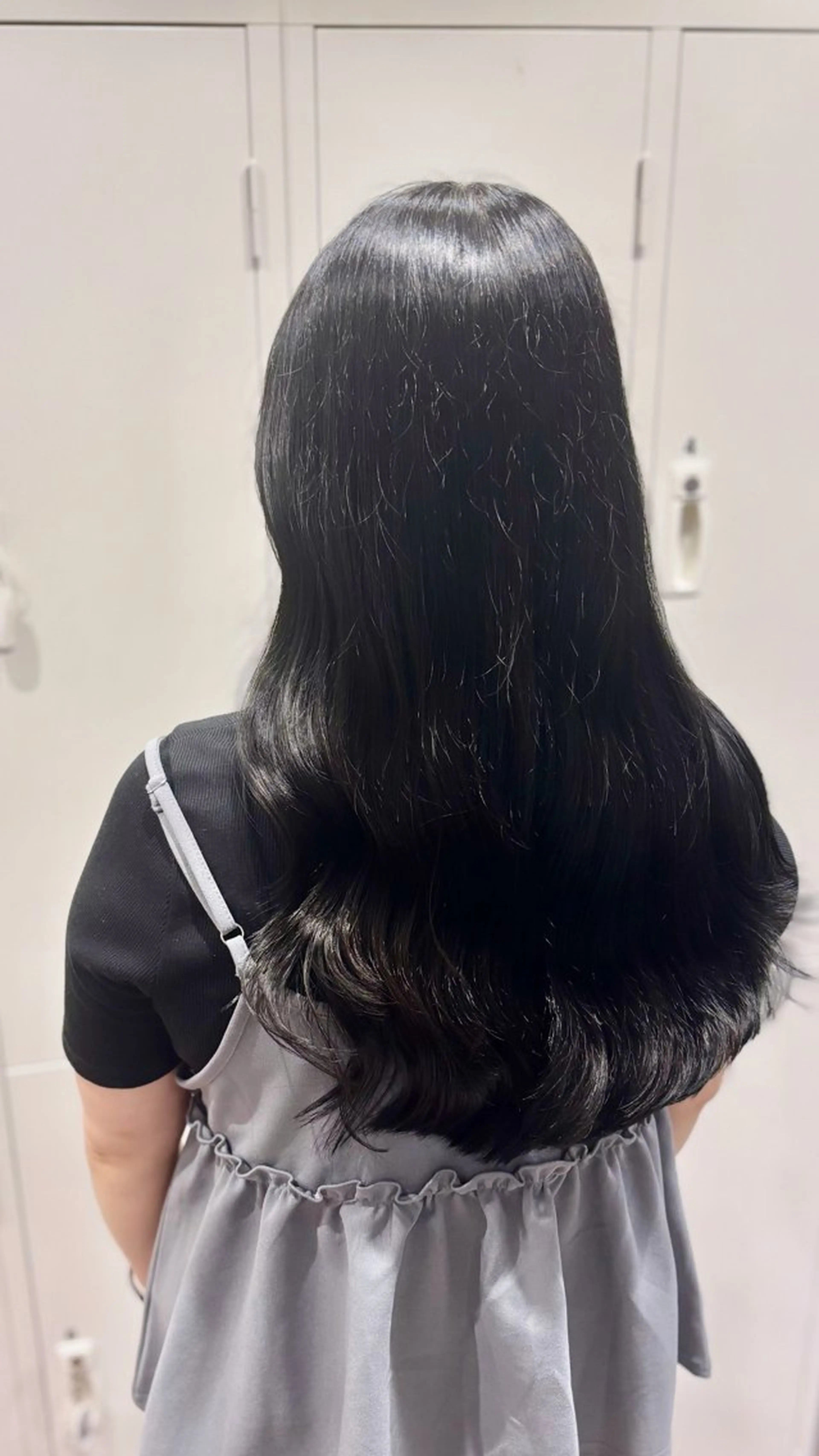 セミロング カラー カット ヘアカラー トリートメント 詩乃 暖色系🎀レイヤーのヘアスタイル