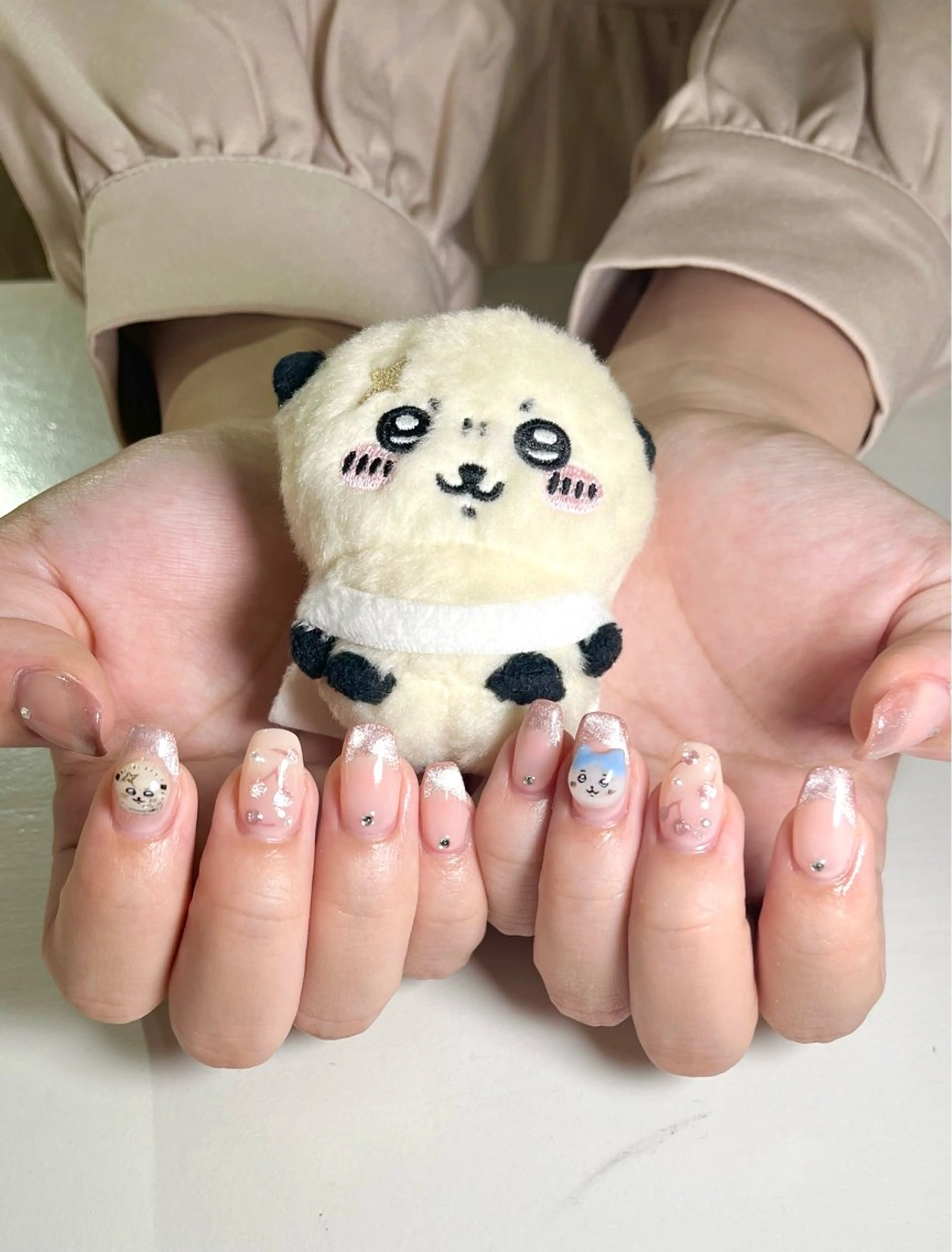 ネイル 持ち込み ハンドネイル D.d Haruka /y2k/持ち込みのネイルデザイン