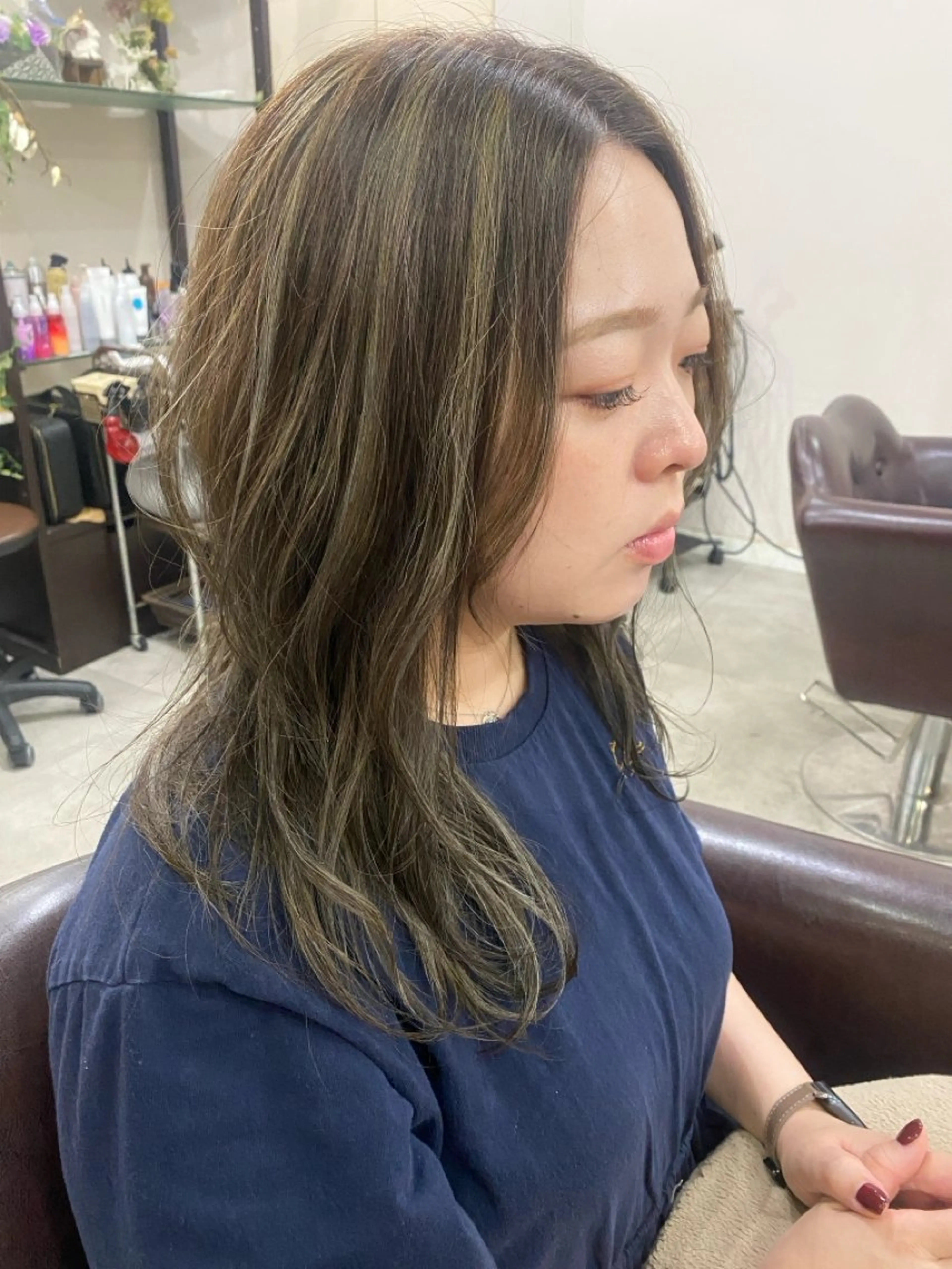 ロング 外国人風カラー ハイライト 松村 崇弘のヘアスタイル