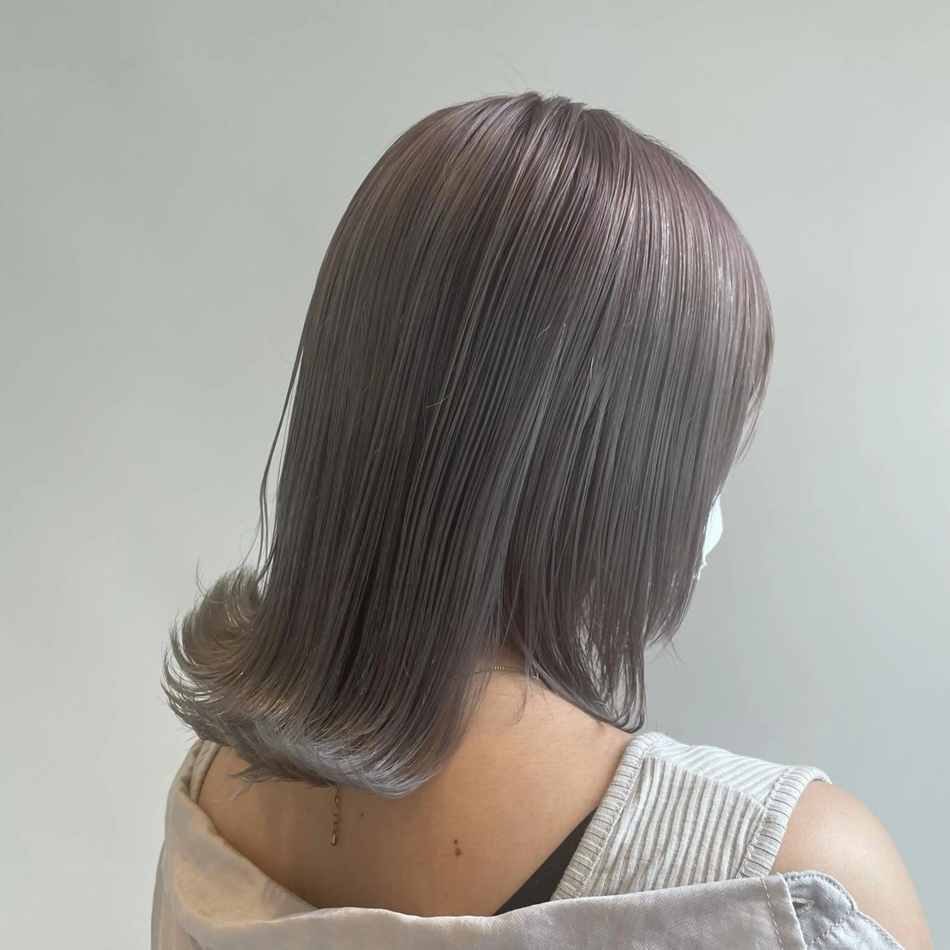 ミディアム ブリーチカラー特化 碇　英朗のヘアスタイル