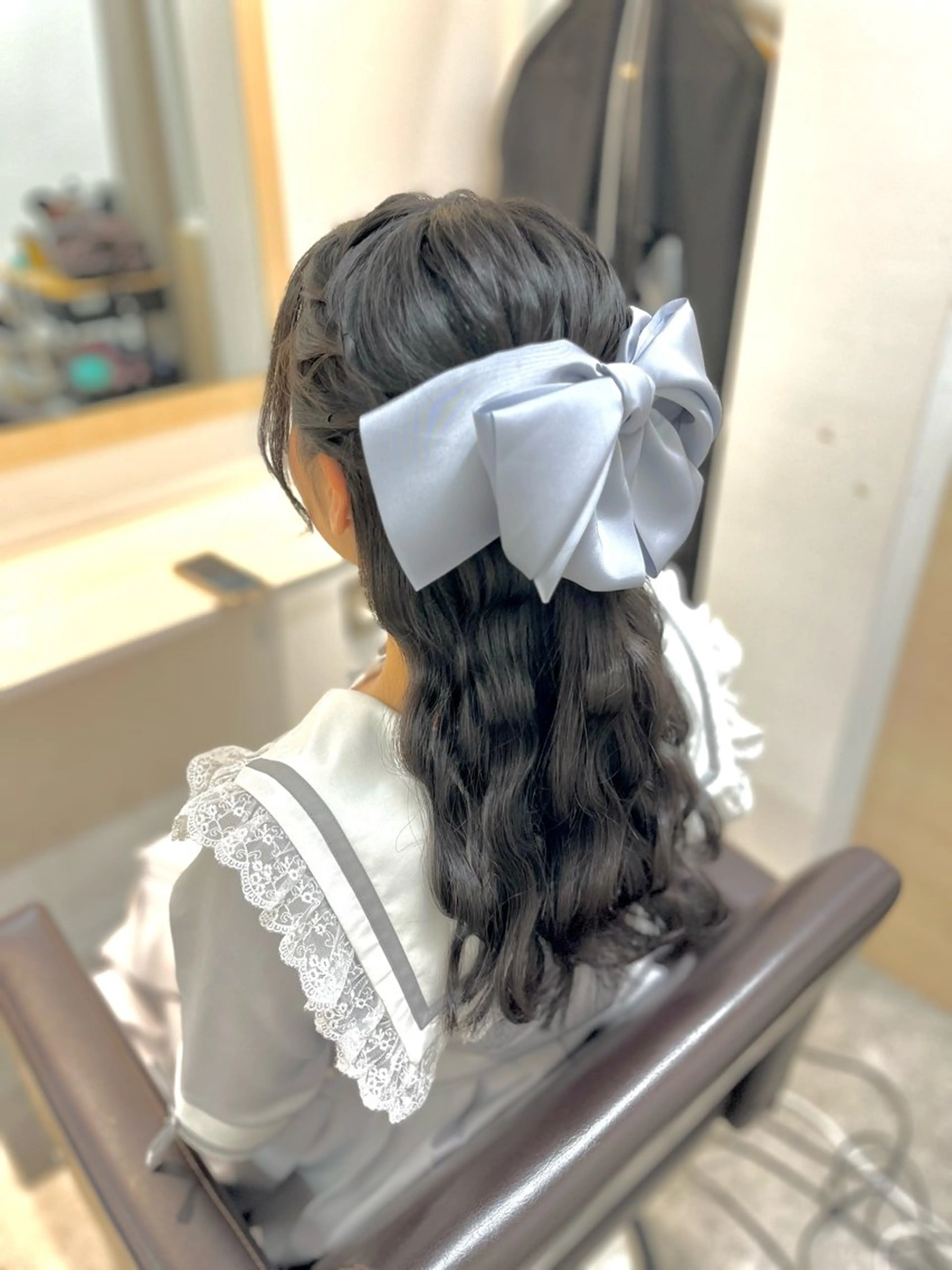 ヘアアレンジ ハーフアップ 似合わせヘアメイク 💐オダギリチアキのヘアスタイル