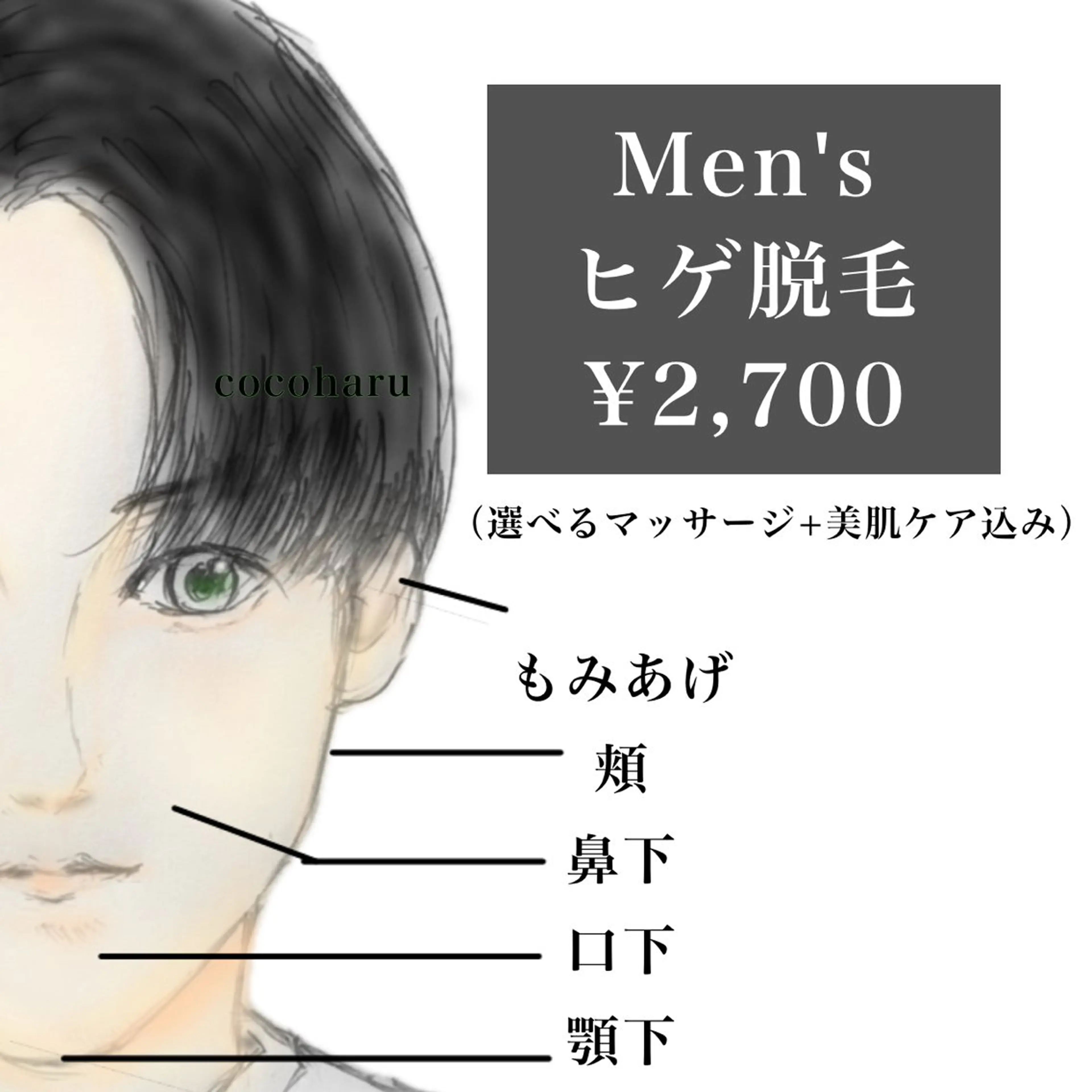 メンズ 整体院　心・春（ここ・はる）所属・整体院 〜心・春〜のエステ・リラクイメージ