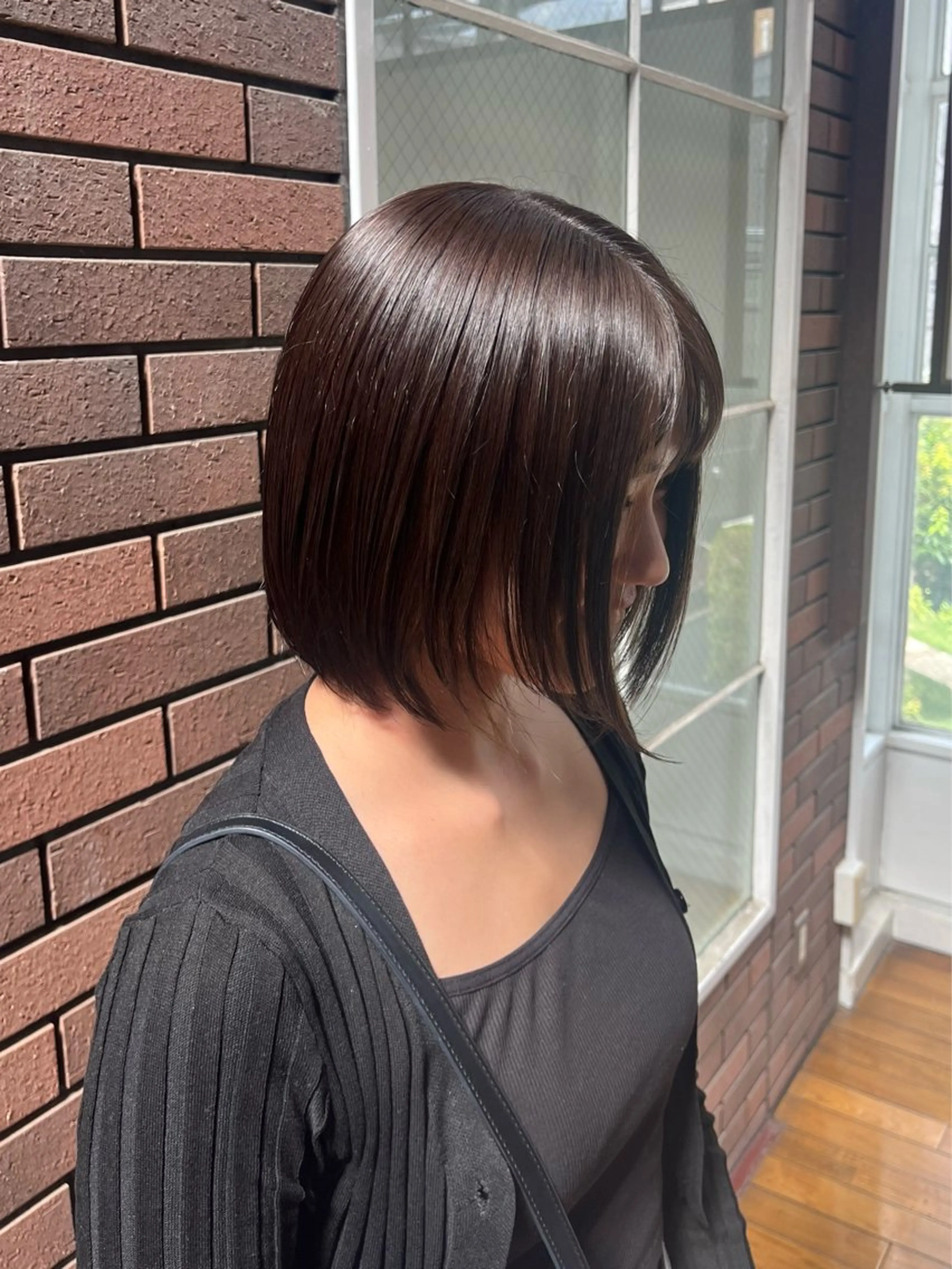 ミディアム カラー ブラウンカラー オリーブブラウン ヘアカラー person♡kii マオのヘアスタイル