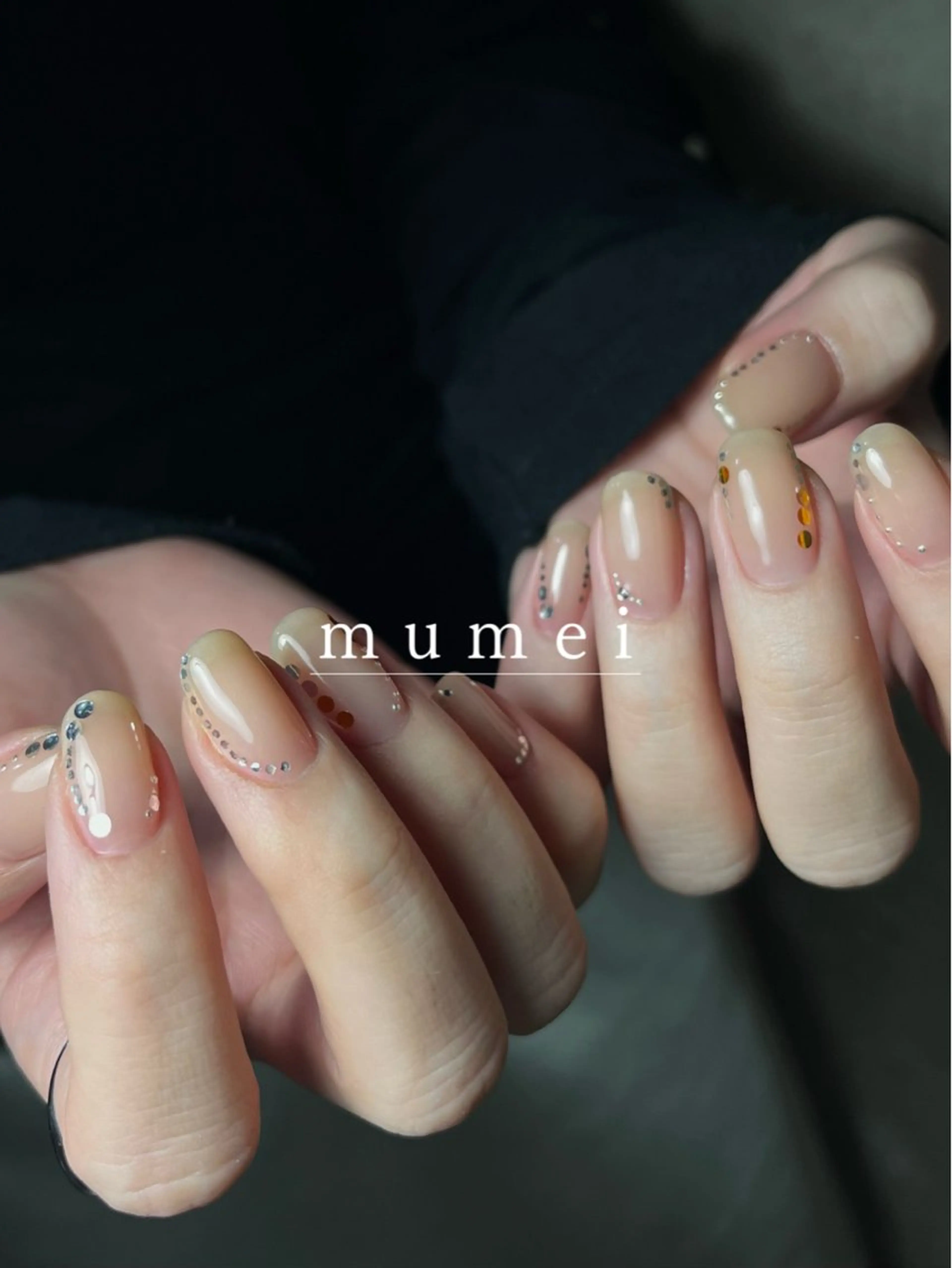 ネイル シンプルネイル ハンドネイル mumei _ NATSUYOのネイルデザイン