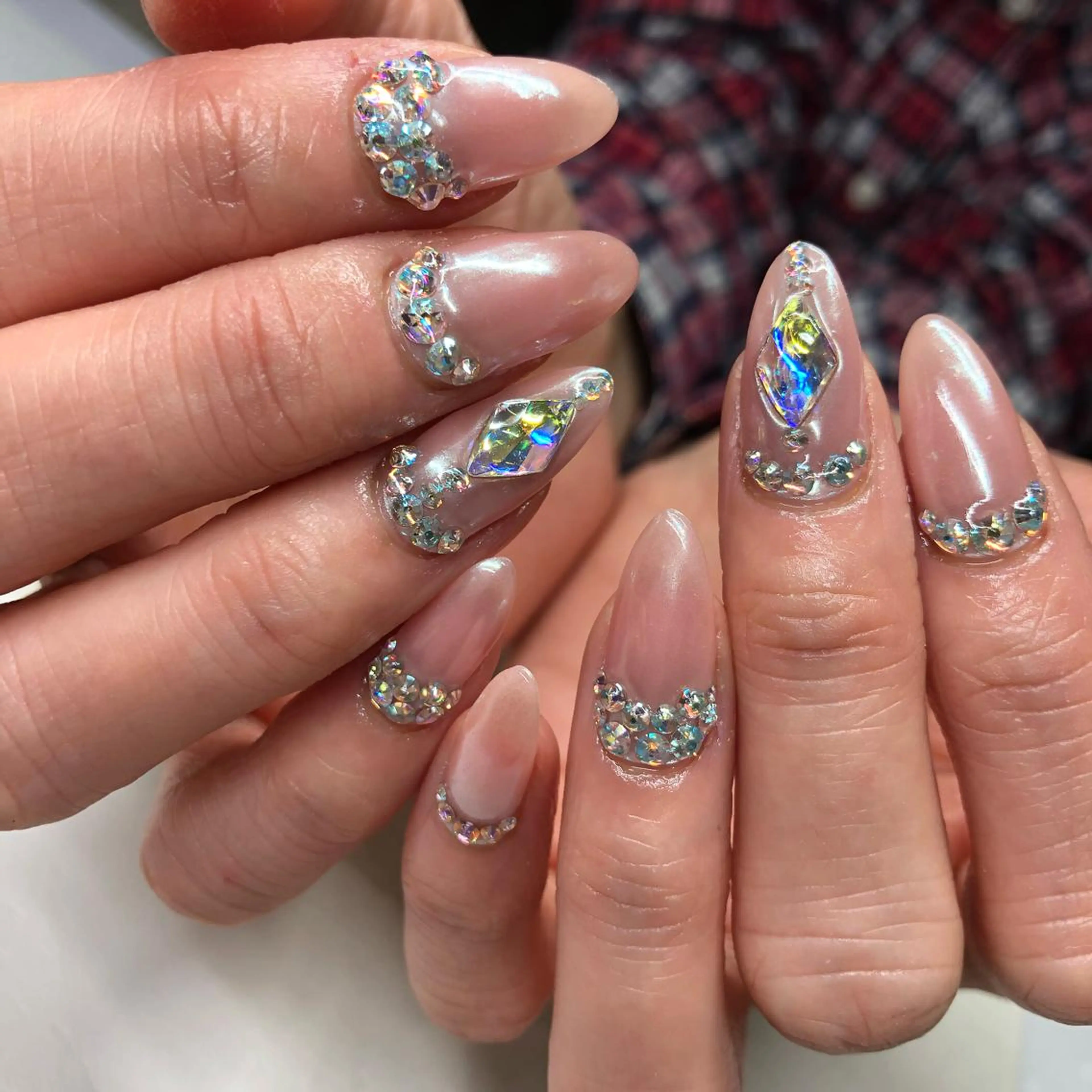 ロング カラー ヘアアレンジ キッズ ネイル マツエク・マツパ 福田 加奈のネイルデザイン