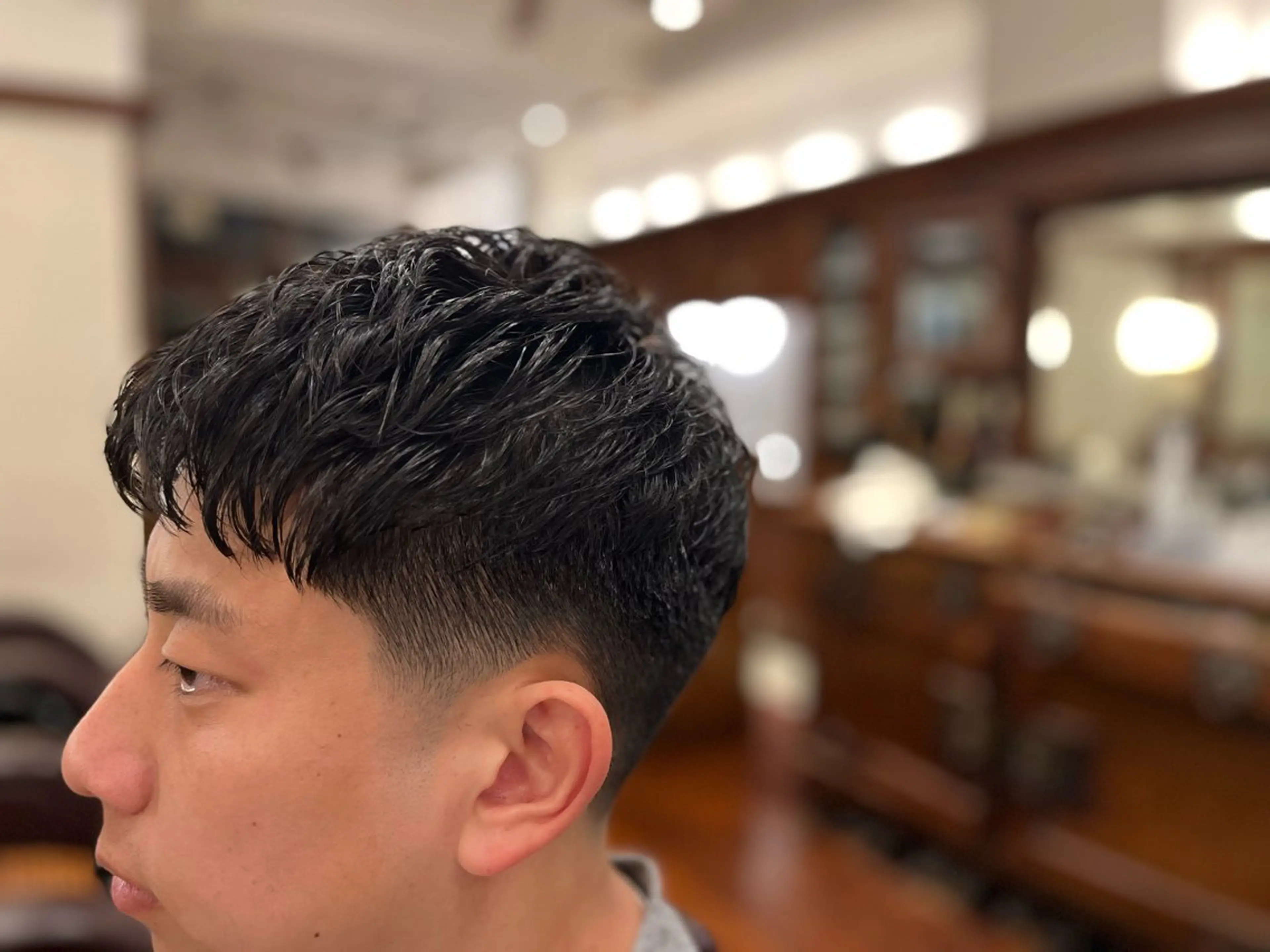 ショート パーマ メンズ メンズパーマ 💈河村 美波💈のヘアスタイル