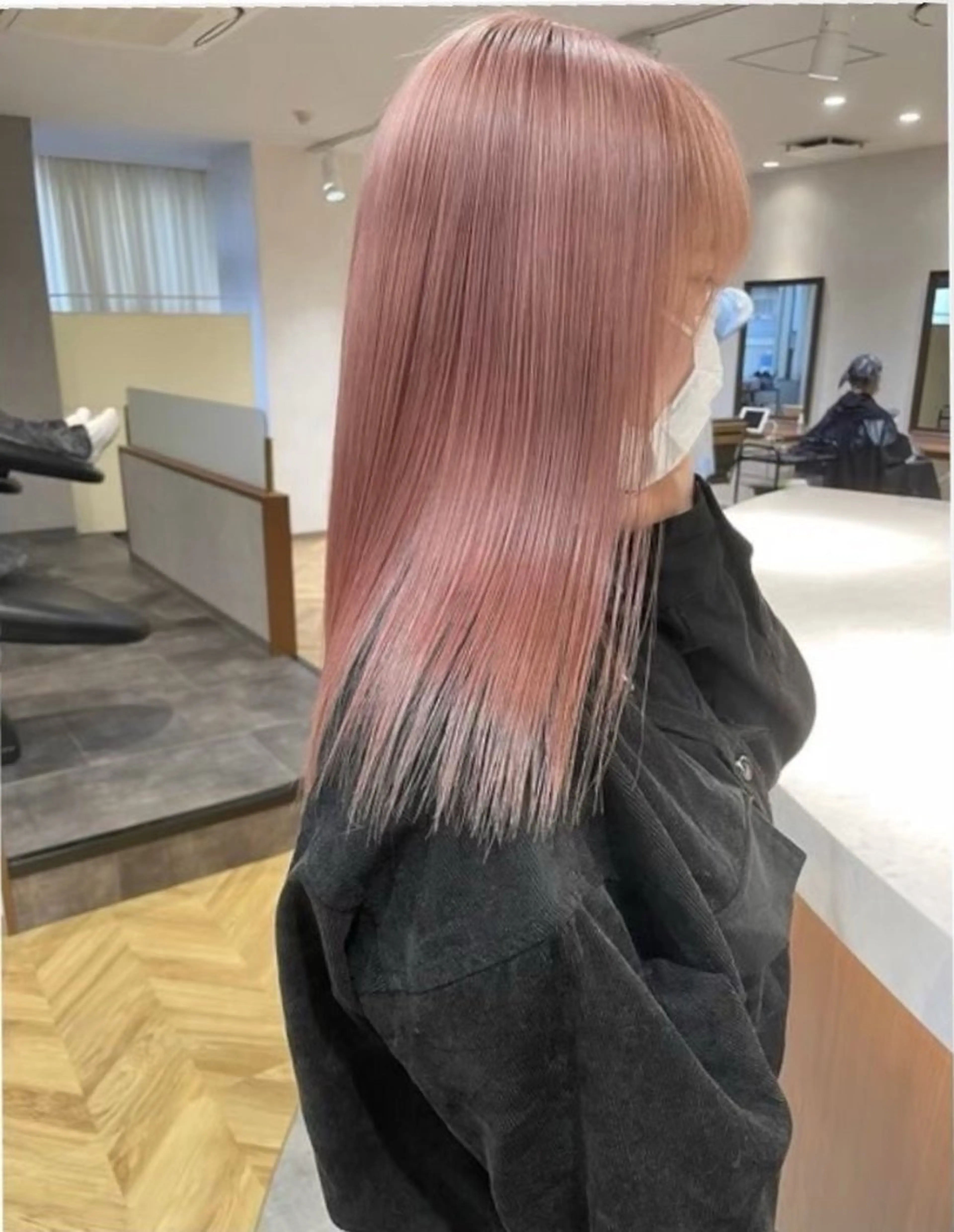 セミロング ANFINI所属・さくら/ カラー/縮毛矯正のヘアスタイル