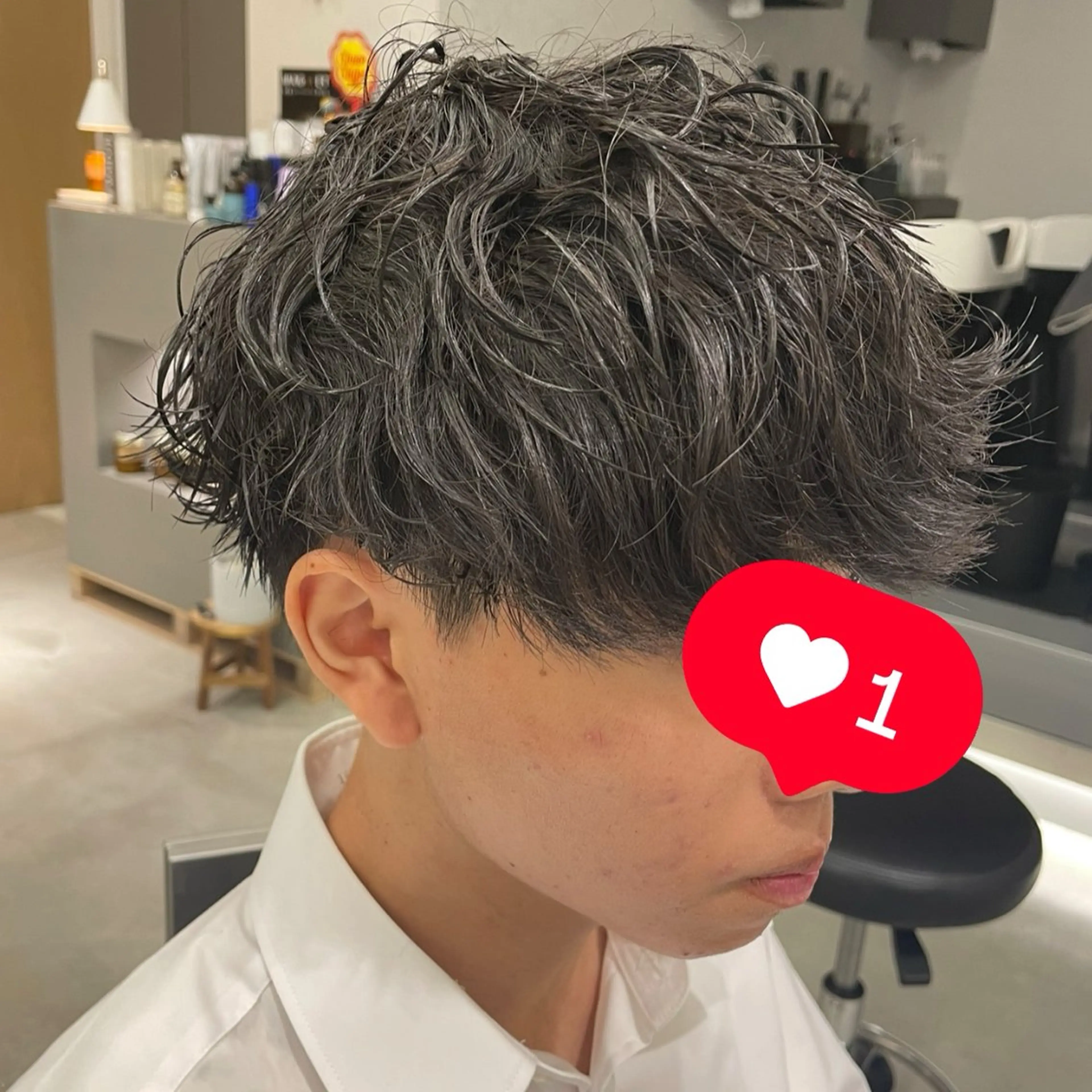 ショート パーマ メンズ 髪質改善/茅ヶ崎 マツモト リョウのヘアスタイル