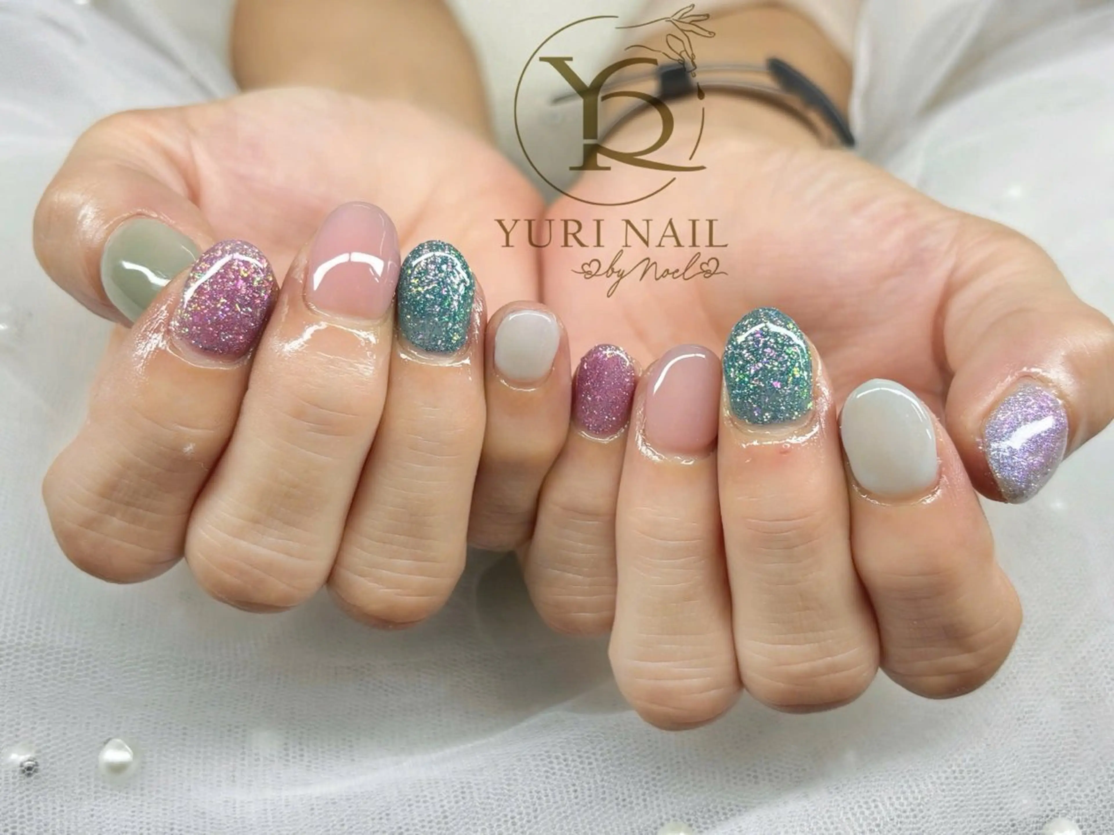 ネイル チークネイル フットネイル グラデーション 韓国ネイル 持ち込み YURI Nail Narita所属・YURI Nail NARITAのネイルデザイン