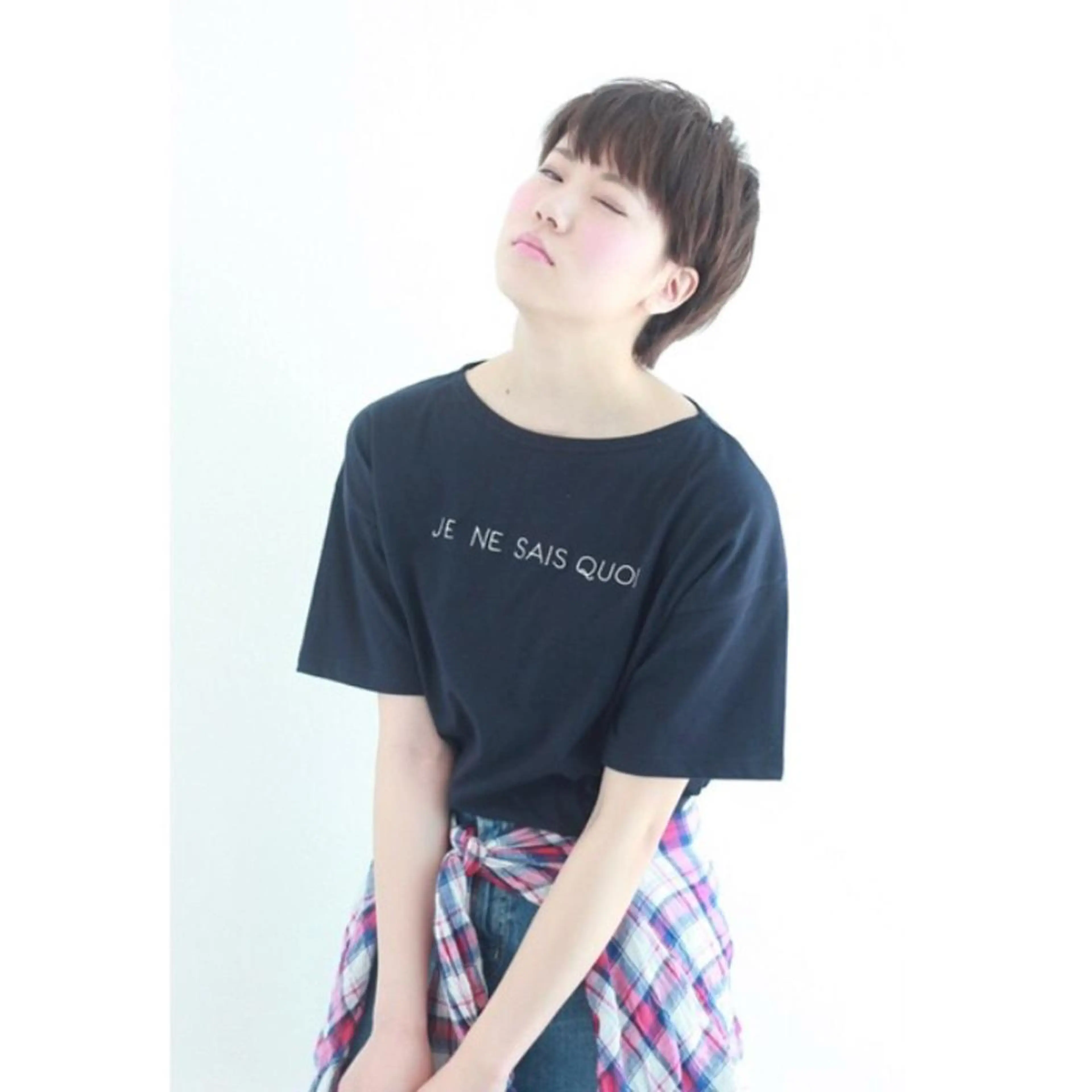 ショート ショートヘア カット 高木 麻知子のヘアスタイル