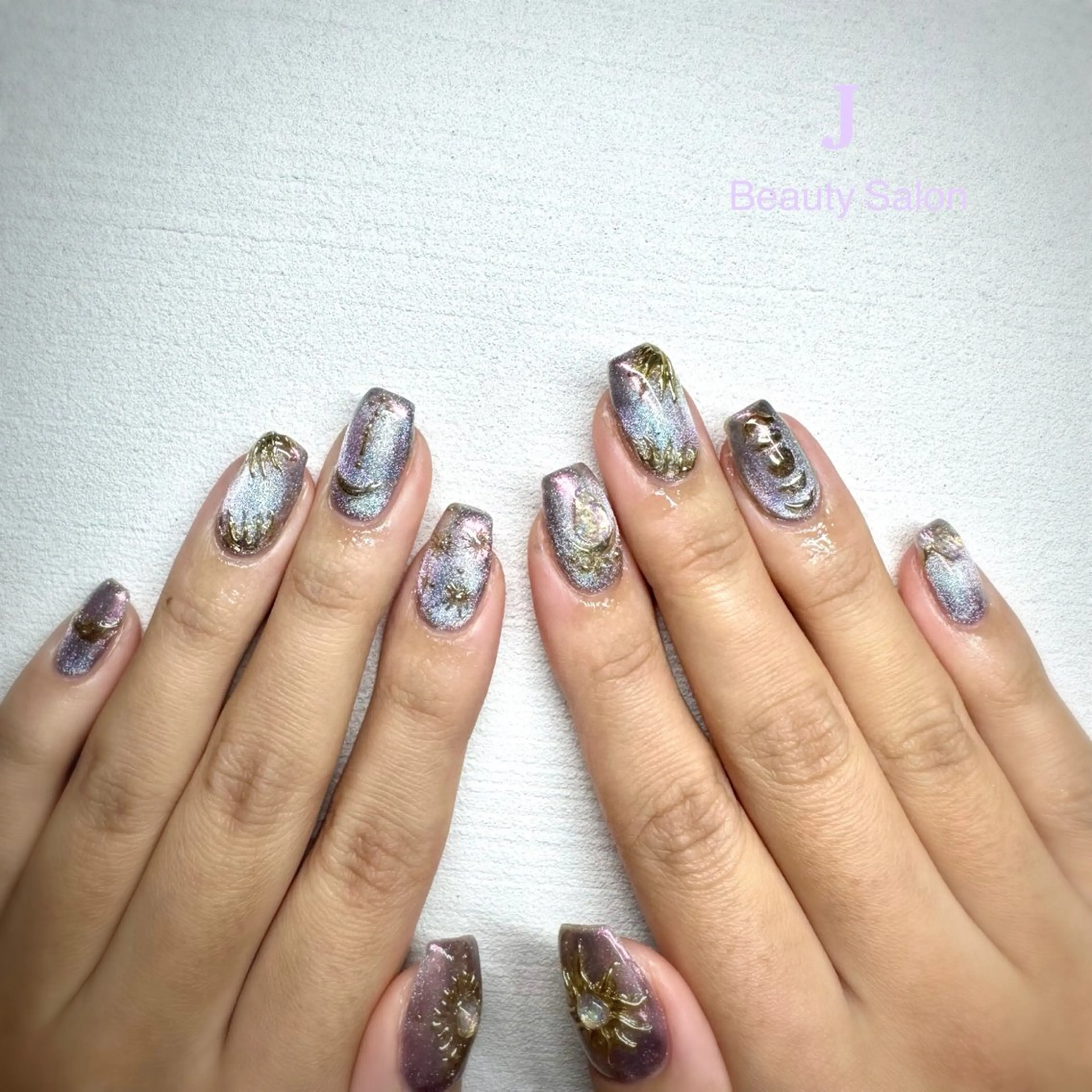 ネイル アートネイル ミラーネイル ハンドネイル BINEL REINAのネイルデザイン