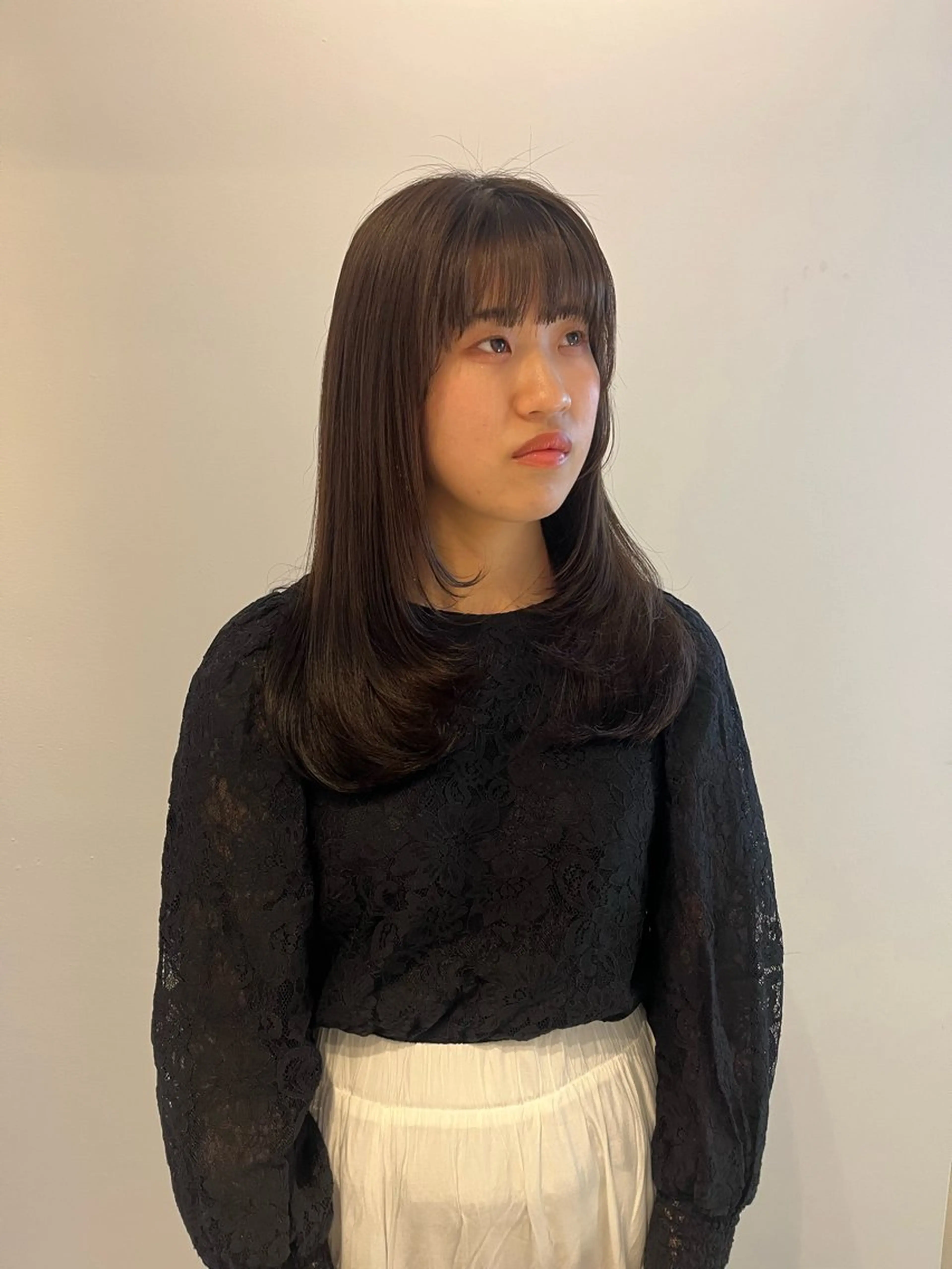 ロング レイヤーカット ALLYS 渋谷店所属・最高級の艶のある カラーmei🎨のヘアスタイル