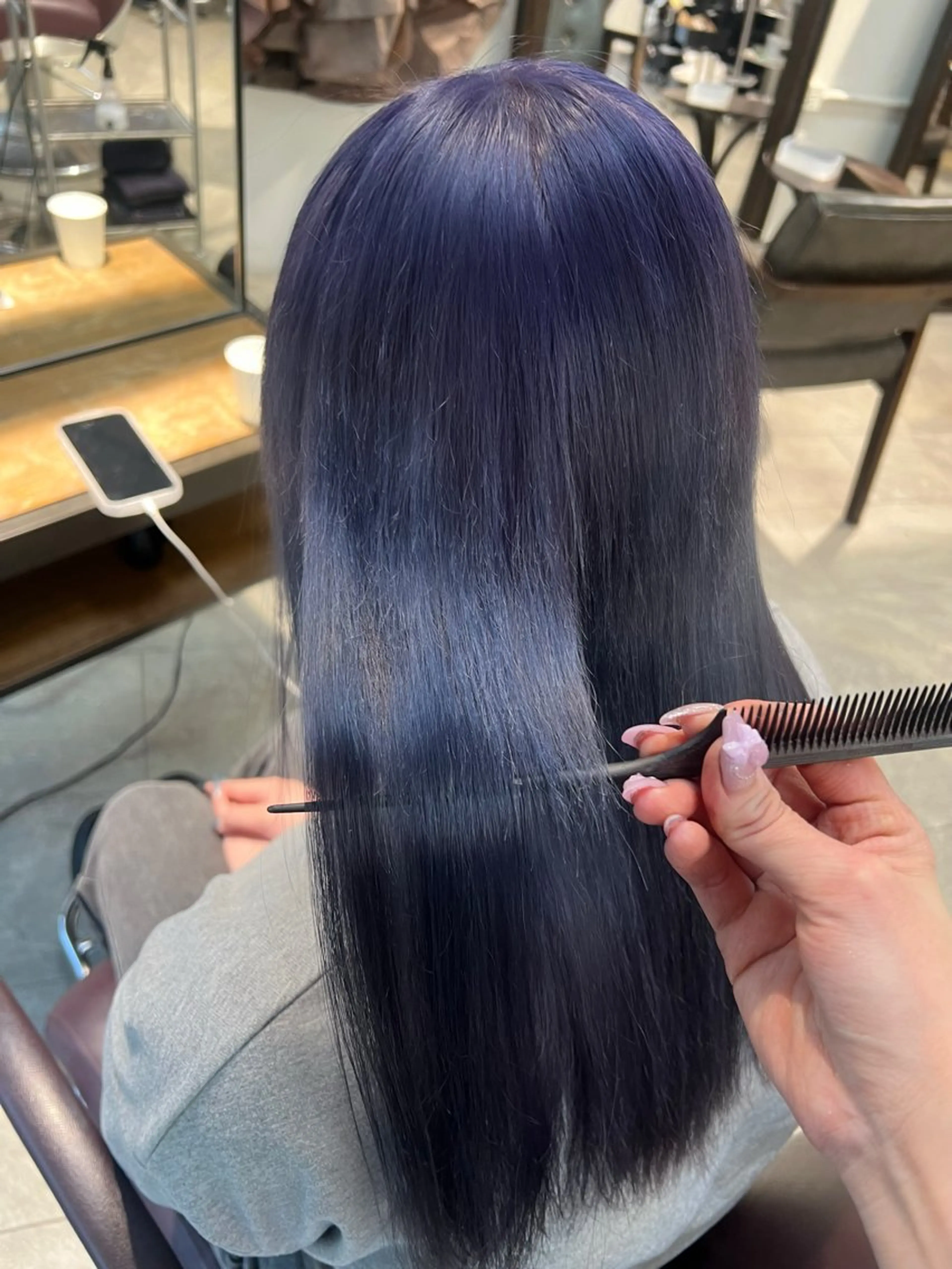 ロング カラー ヘアカラー トリートメント ヘアセット Lani5710所属・🎀ハイトーン・艶 カラー HANA🎀のヘアスタイル