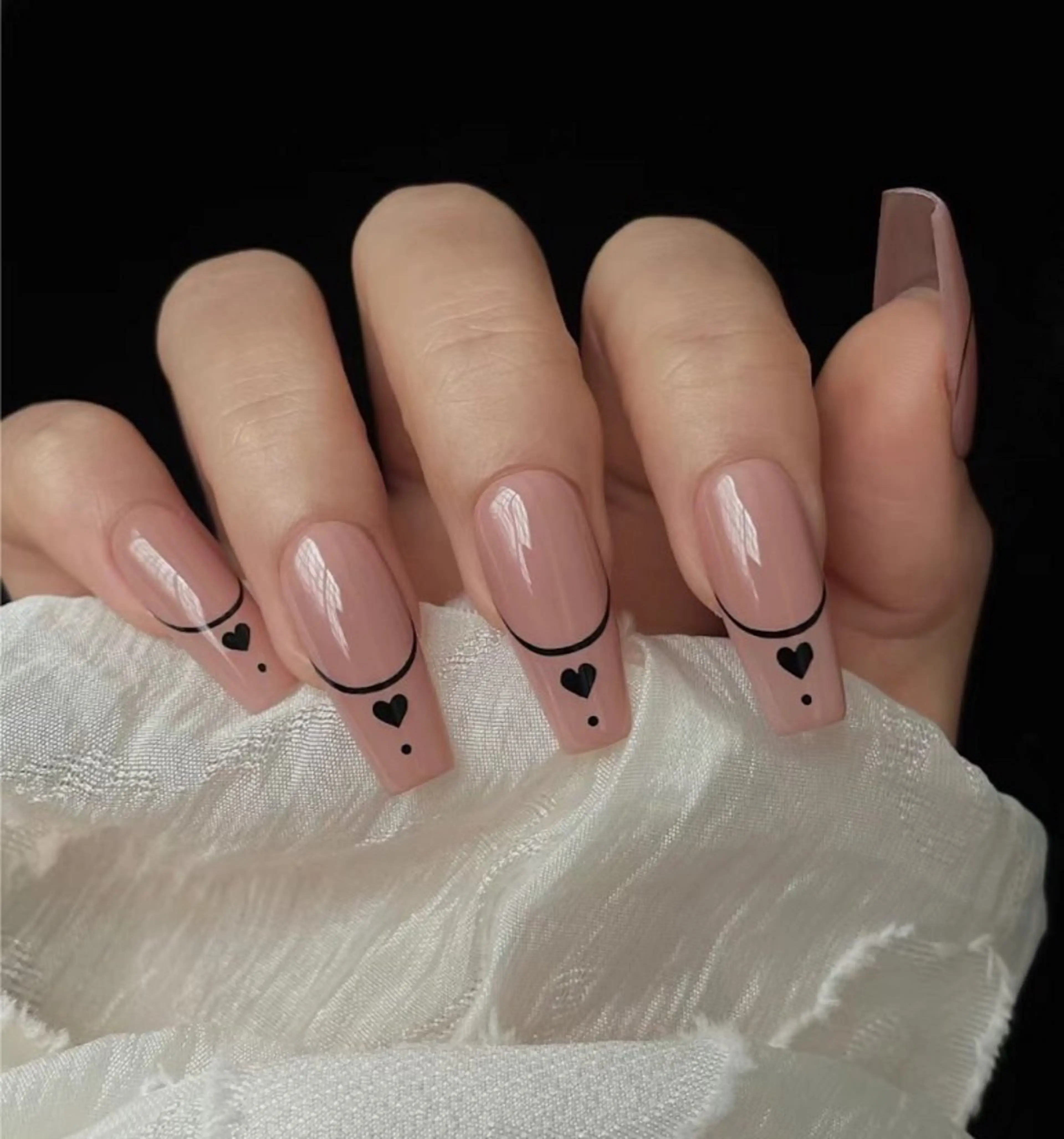 ネイル オーロラネイル フットネイル フレンチネイル ジェルネイル ハート 大門浜松町 ネイルのネイルデザイン