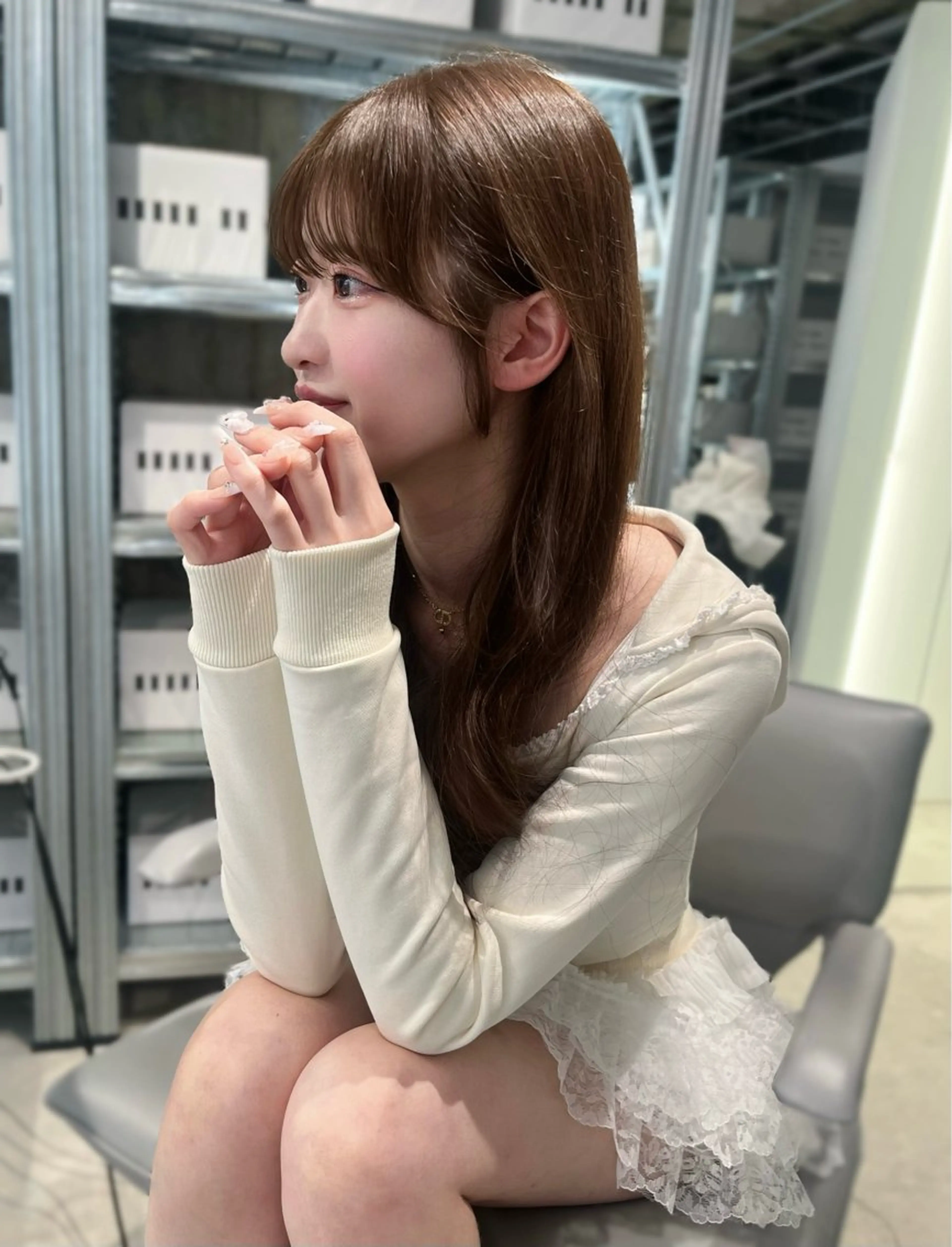 ロング カラー カット ヘアカラー トリートメント 髙木 由支奈のヘアスタイル