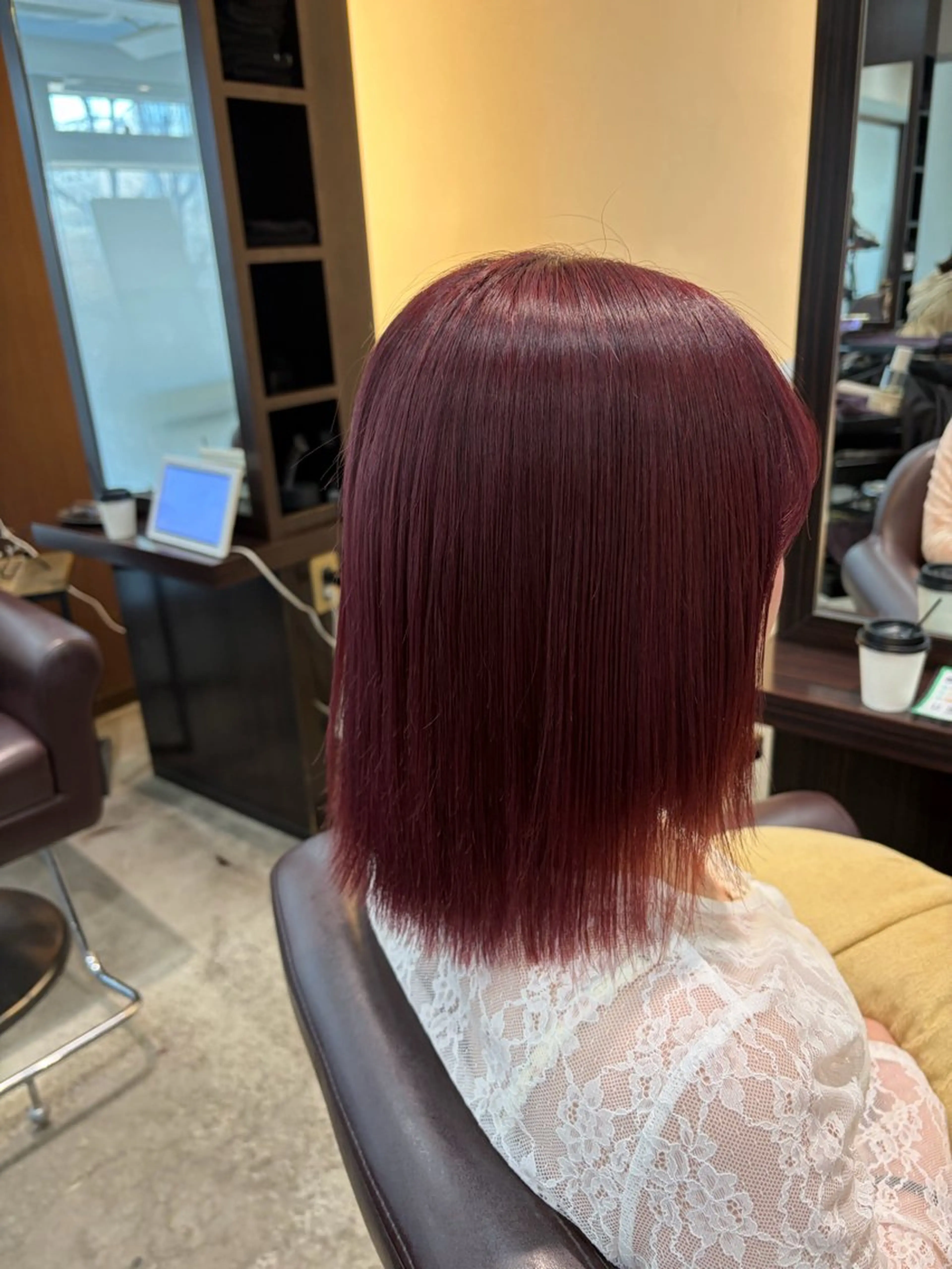 ミディアム ヘアカラー Rin 🫧のヘアスタイル