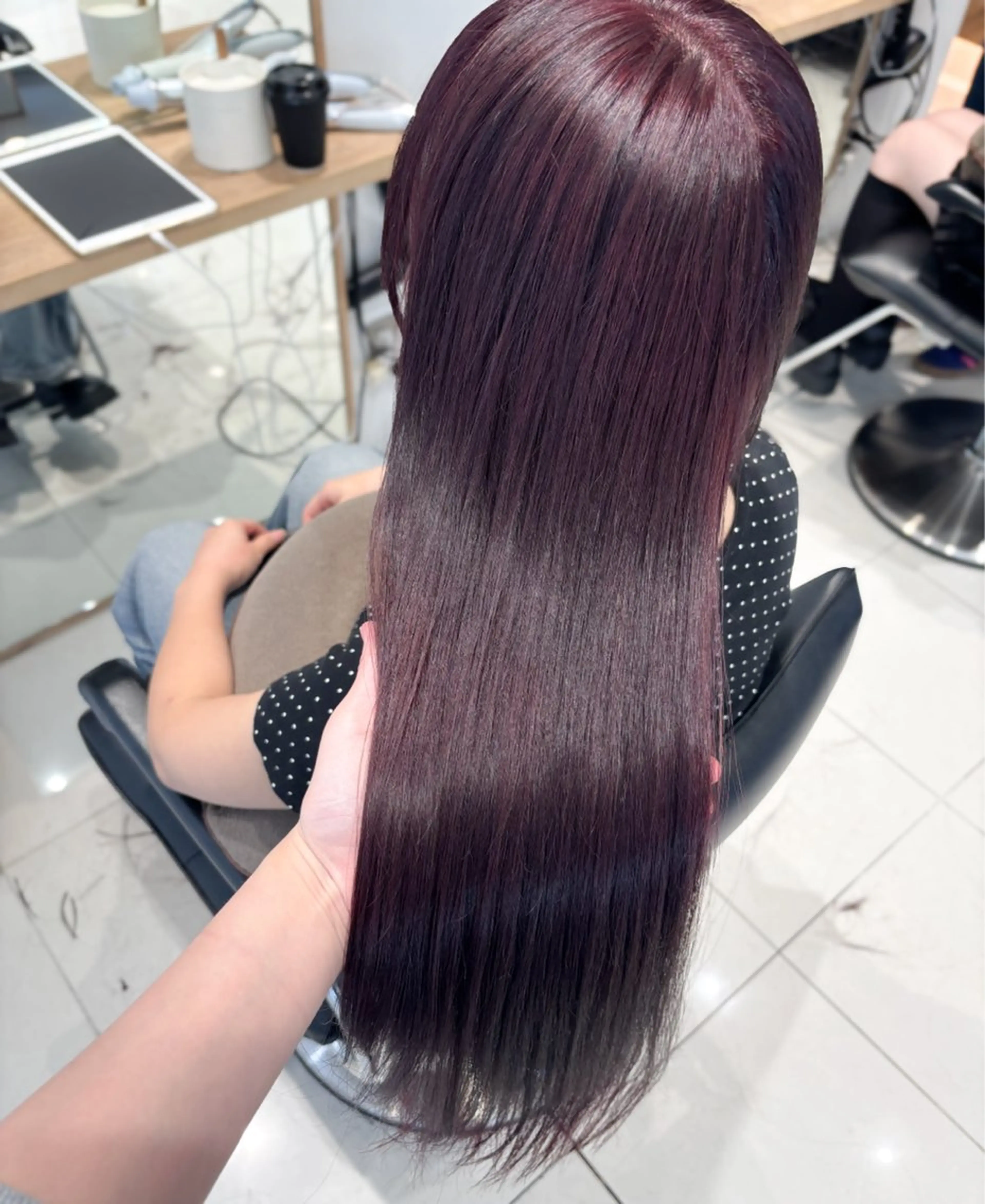 ロング カラー ヘアカラー トリートメント 艶髪ハイトーン/ レイヤー/yuiのヘアスタイル