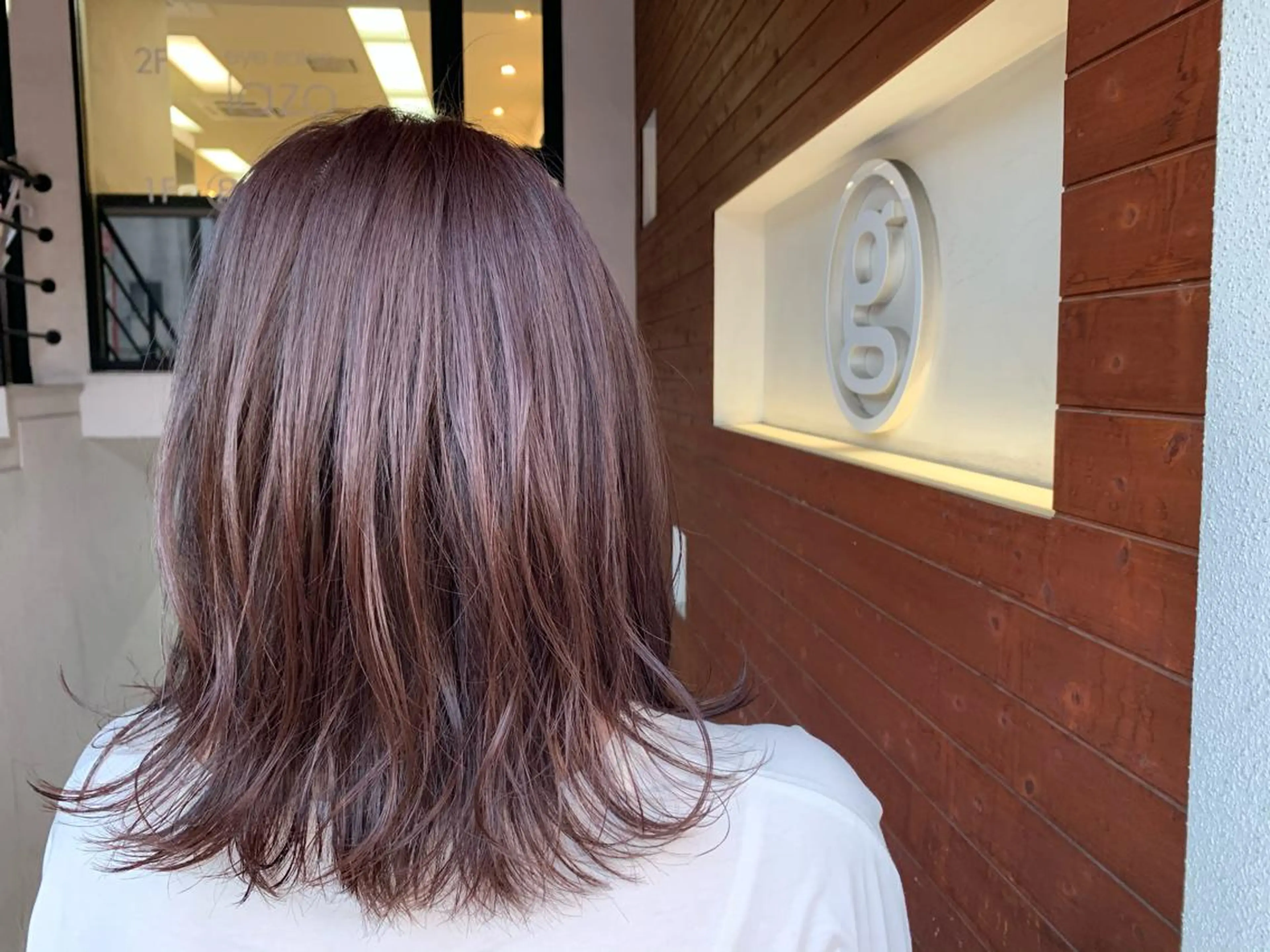 ミディアム カラー ベージュカラー ラベンダーカラー ラベンダーベージュ カット ヘアカラー トリートメント IORI #韓国ヘア#髪質改善のヘアスタイル