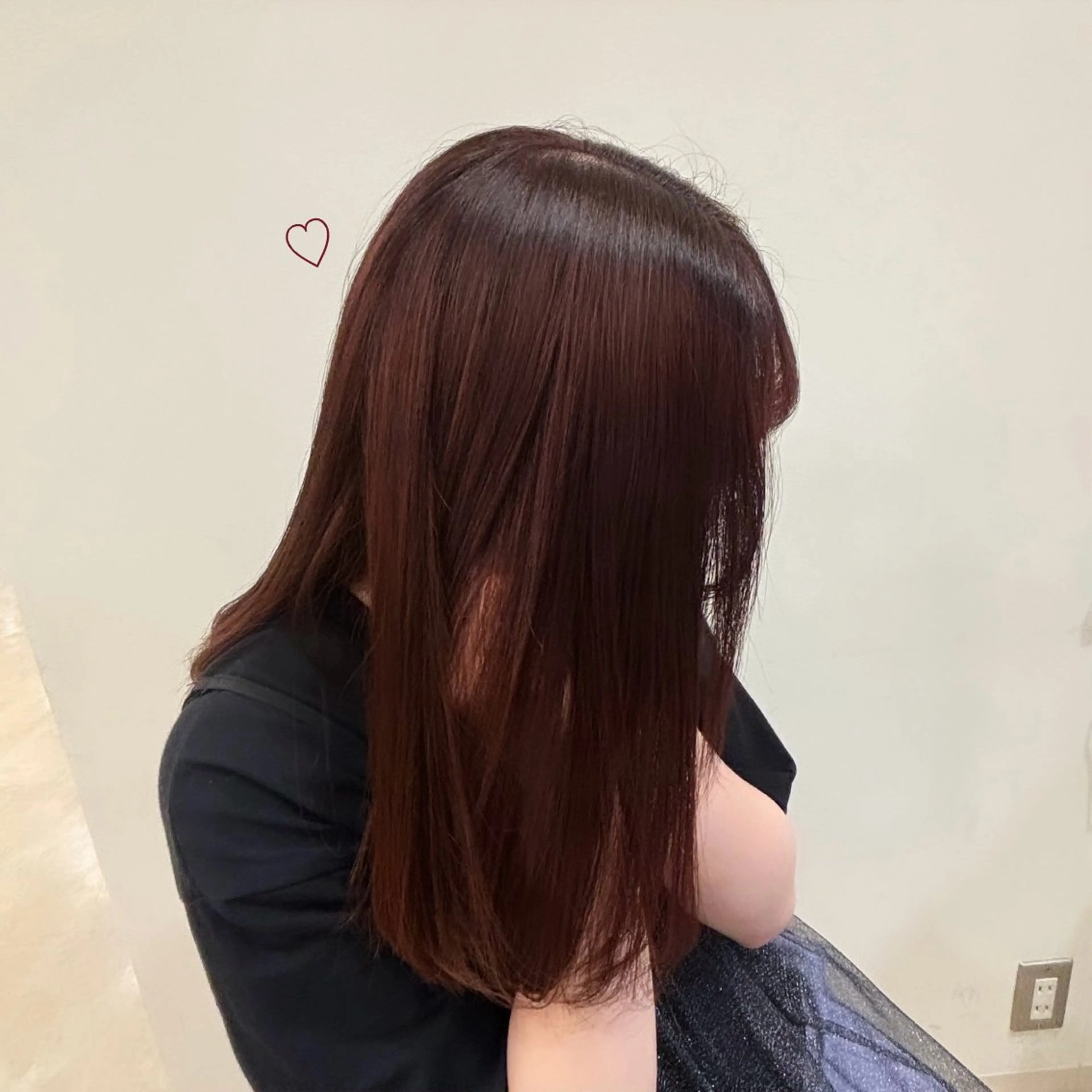 セミロング カラー レナーク  ルグラン もも🍑のヘアスタイル