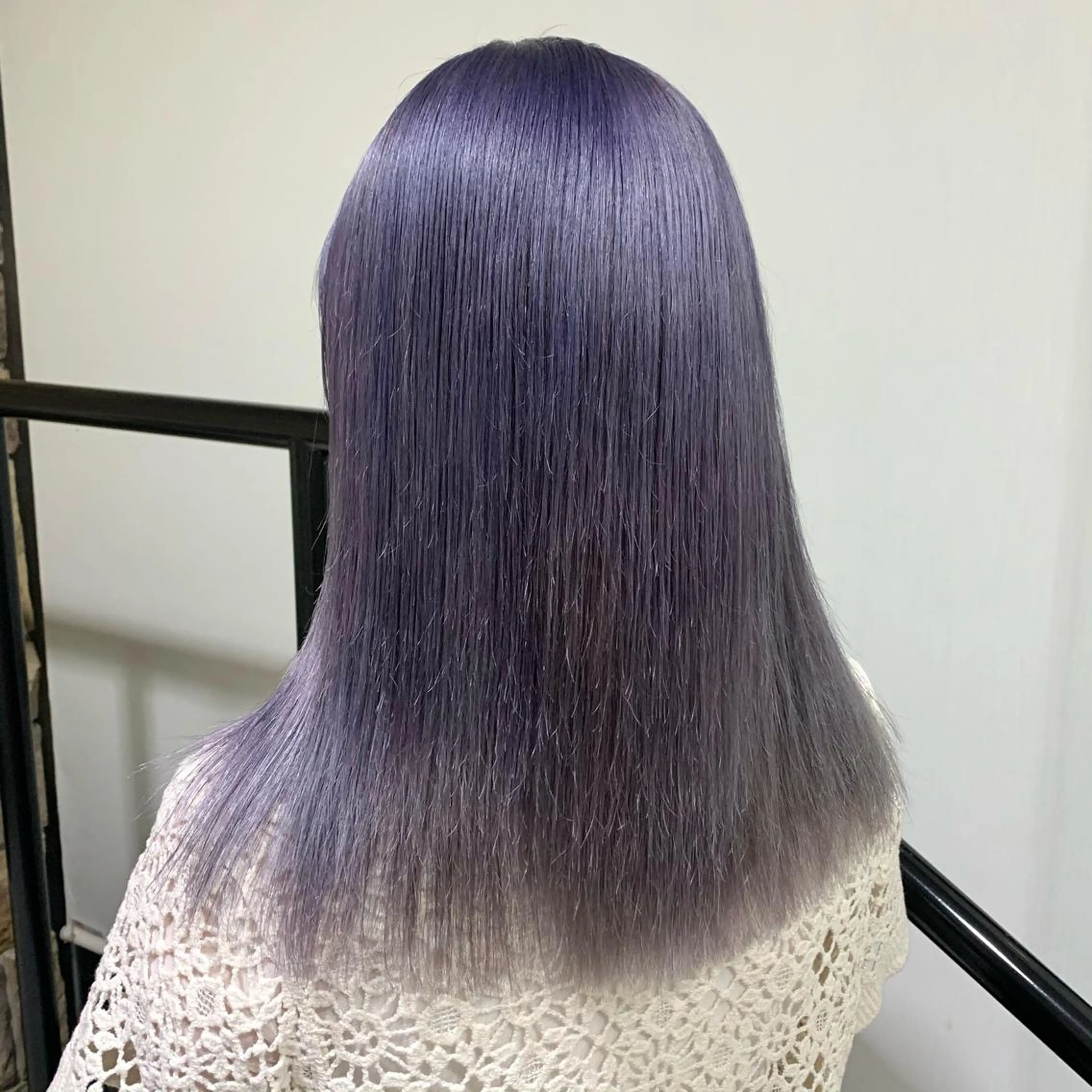 ロング パープルカラー 韓国ハイトーン🦋 hikariのヘアスタイル
