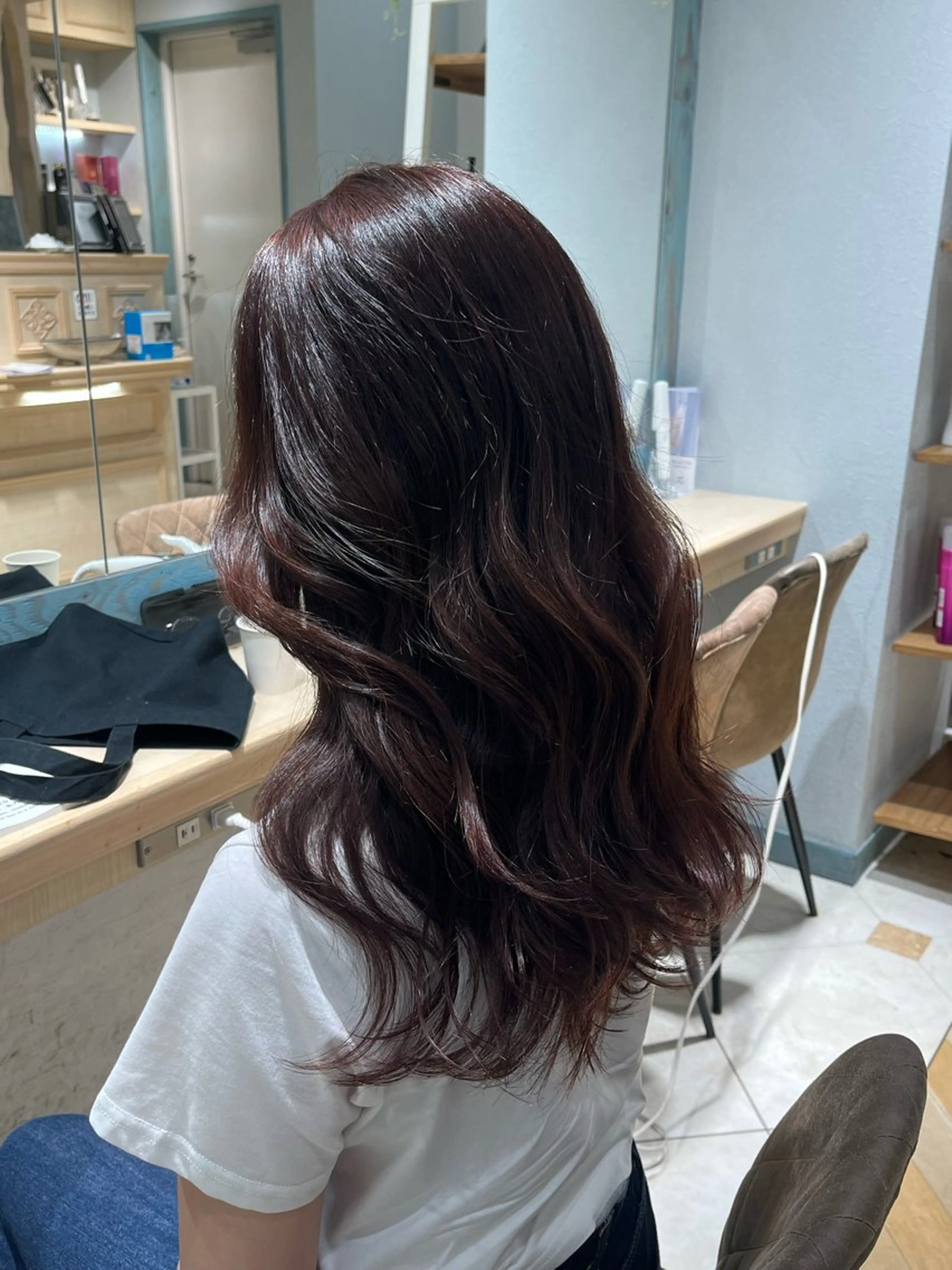 セミロング カラー 大人ボブ/透明感 カラー/松原和志のヘアスタイル