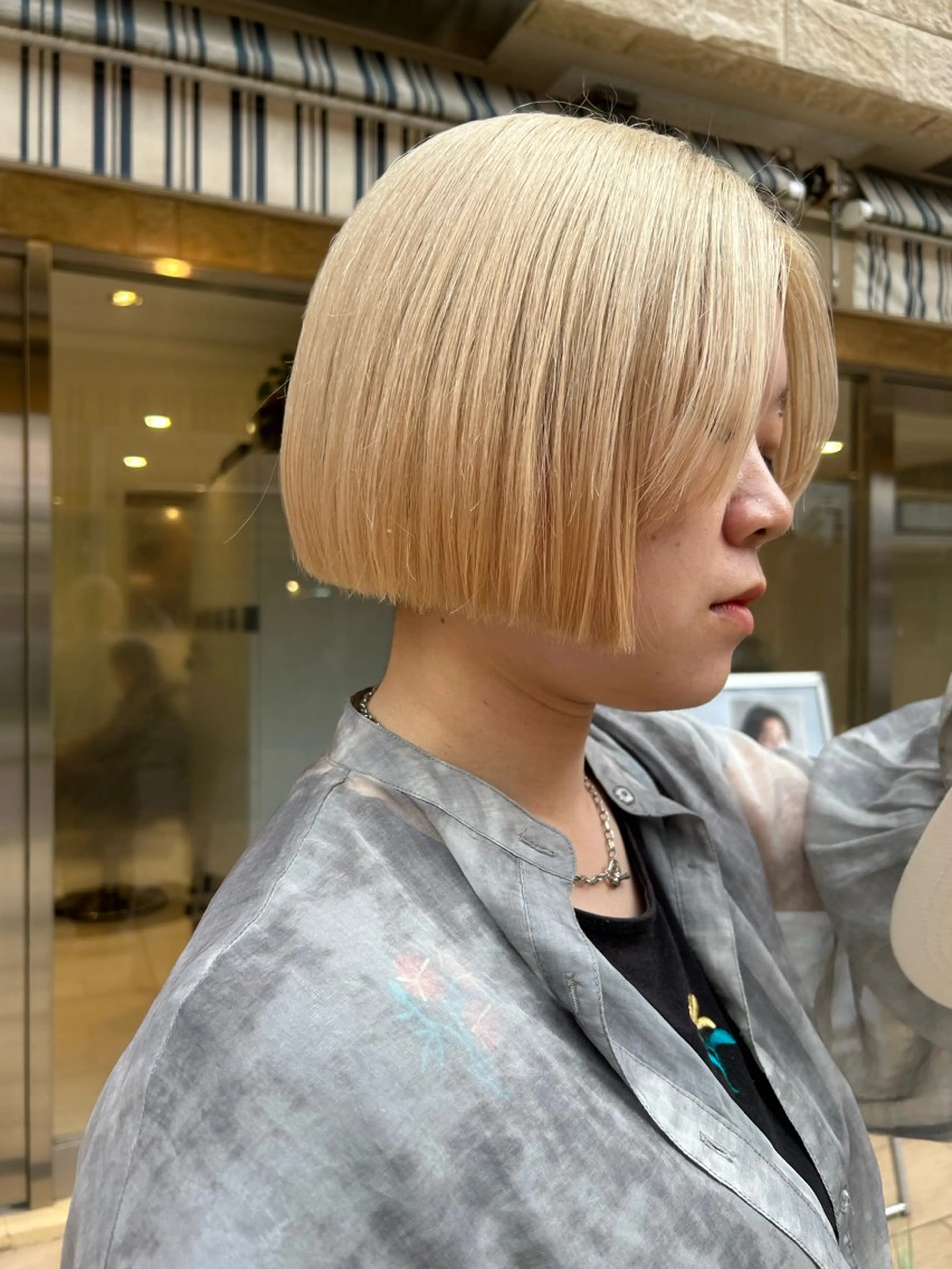 ショート カラー 🦖ミニボブ/ボブ /MOEKA🦕のヘアスタイル