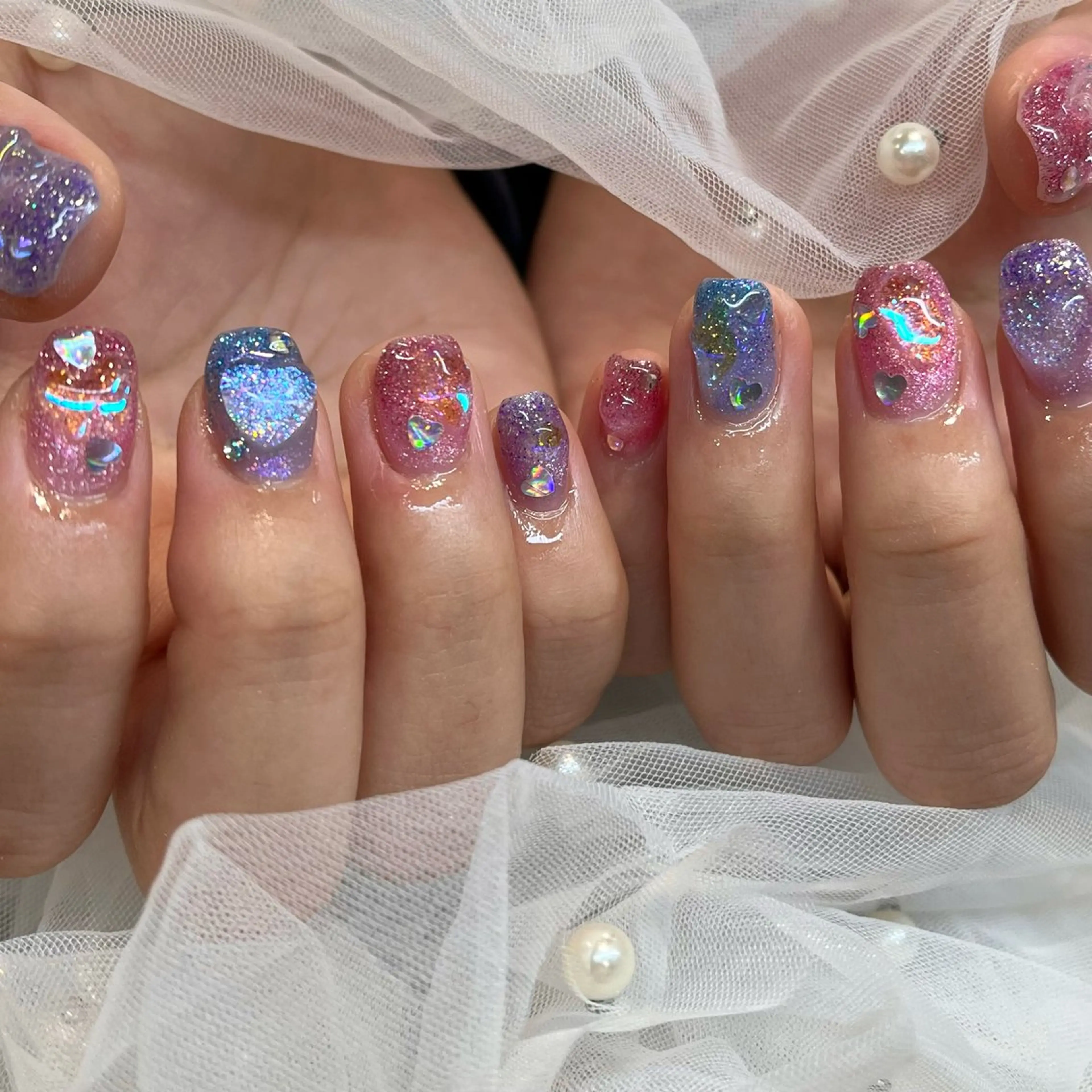 ネイル ハンドネイル 内田 里穂のネイルデザイン