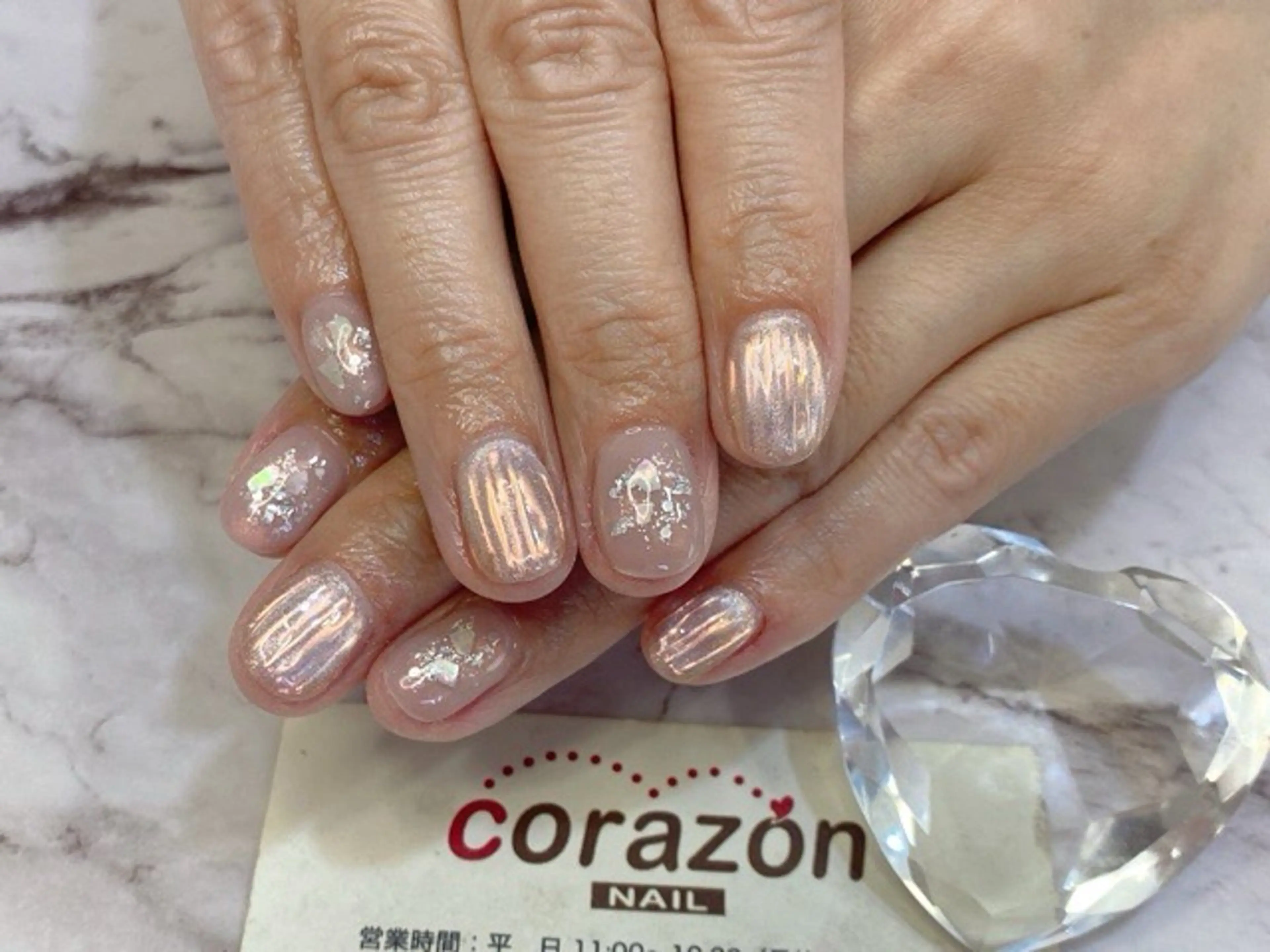 ネイル ピンク corazon所属・ネイリスト aicoのネイルデザイン