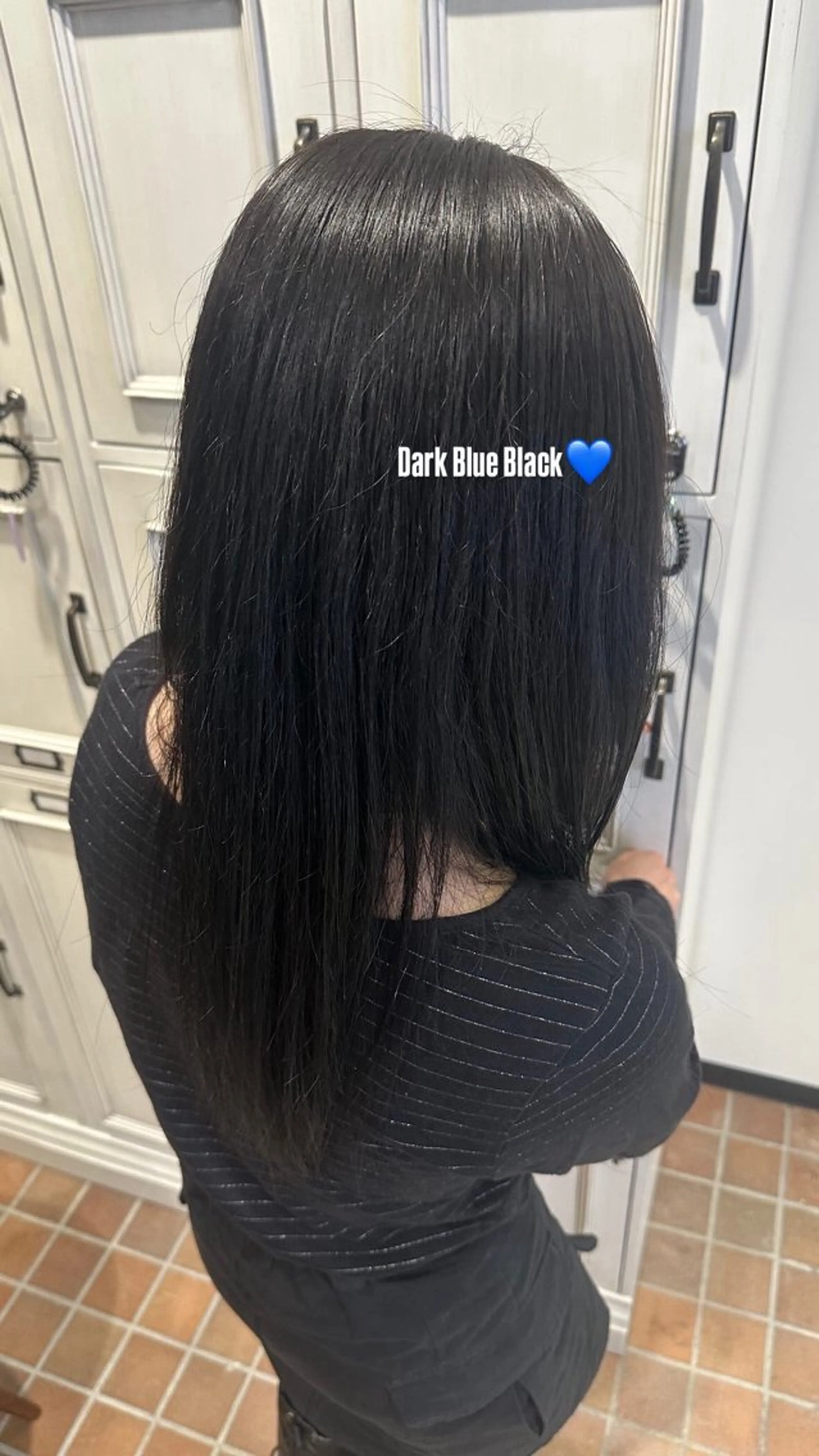 ロング カラー 坂庭 美夢のヘアスタイル