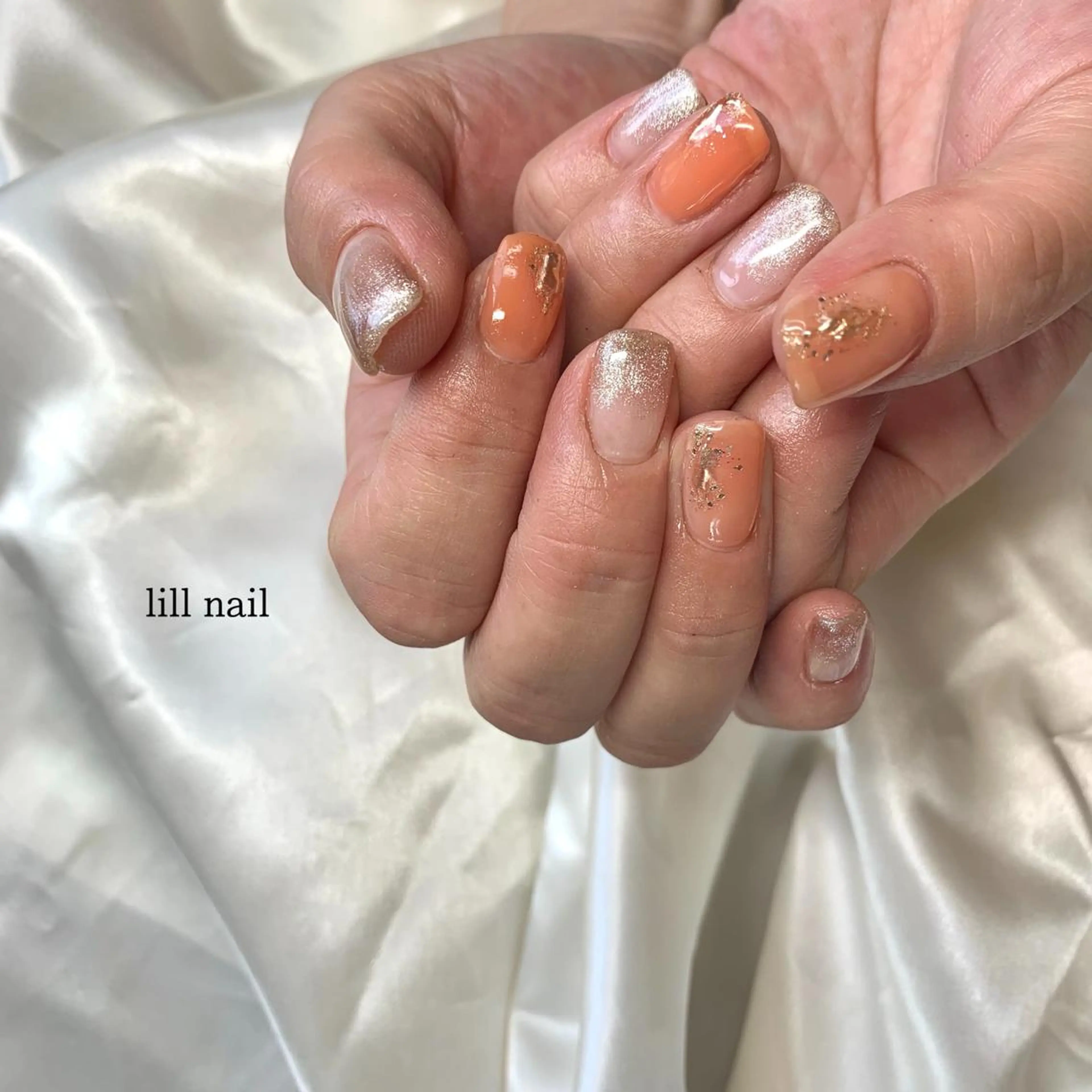 ミディアム pllia beautyのネイルデザイン