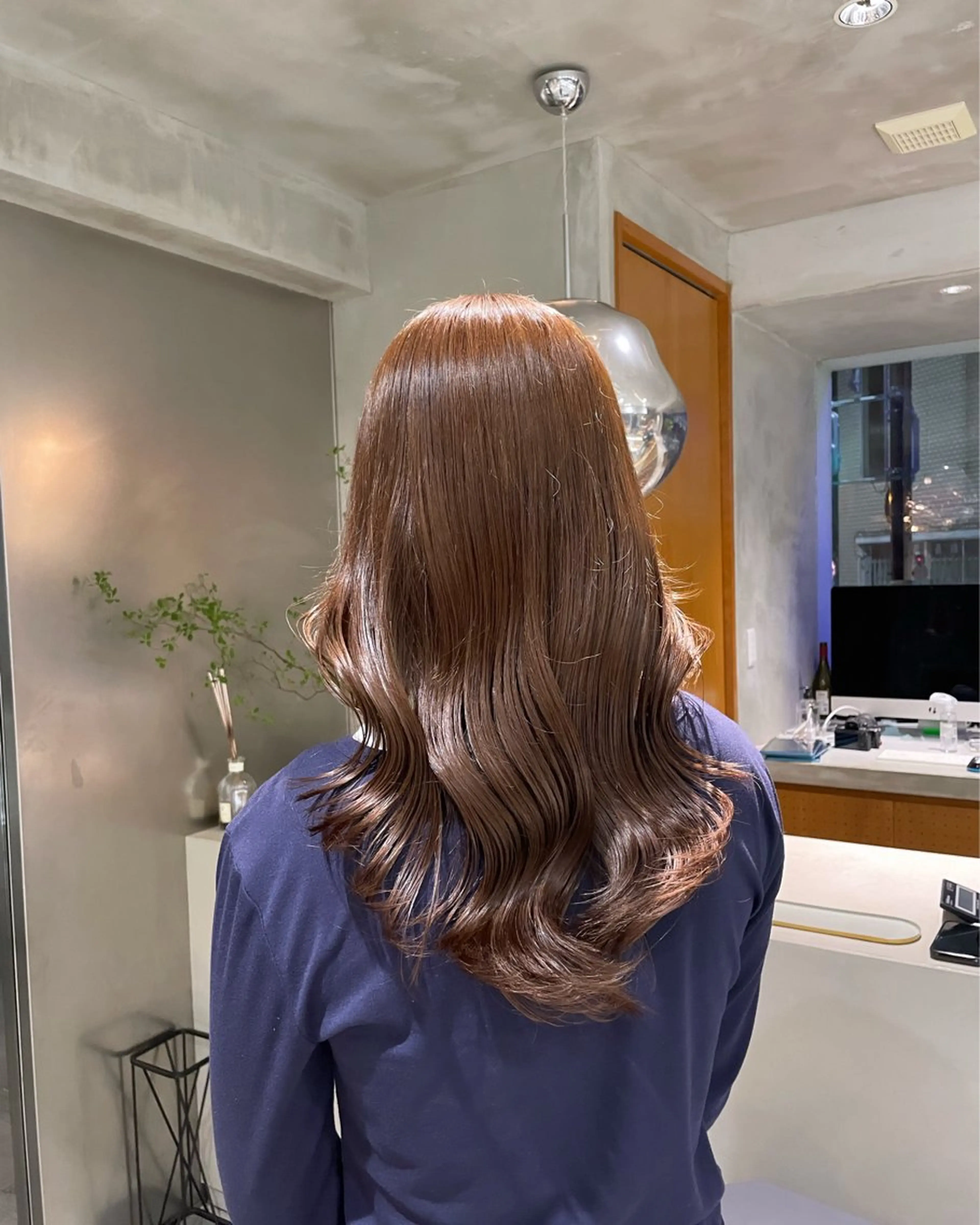 ロング カラー ヘアカラー 頼金 愛海のヘアスタイル