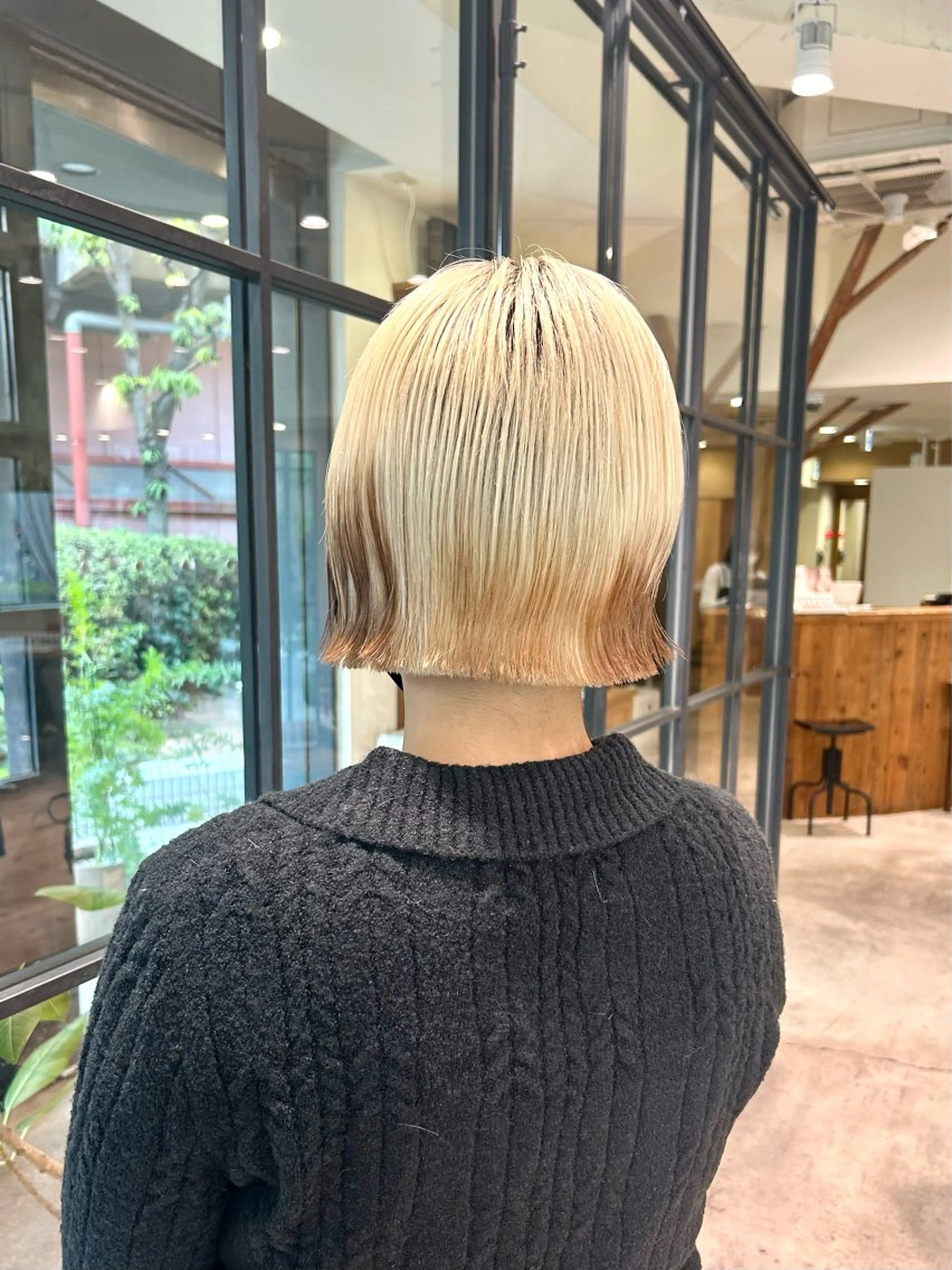 ショート ボブ カット ボブレイヤー/ ブリーチ/miyuuのヘアスタイル