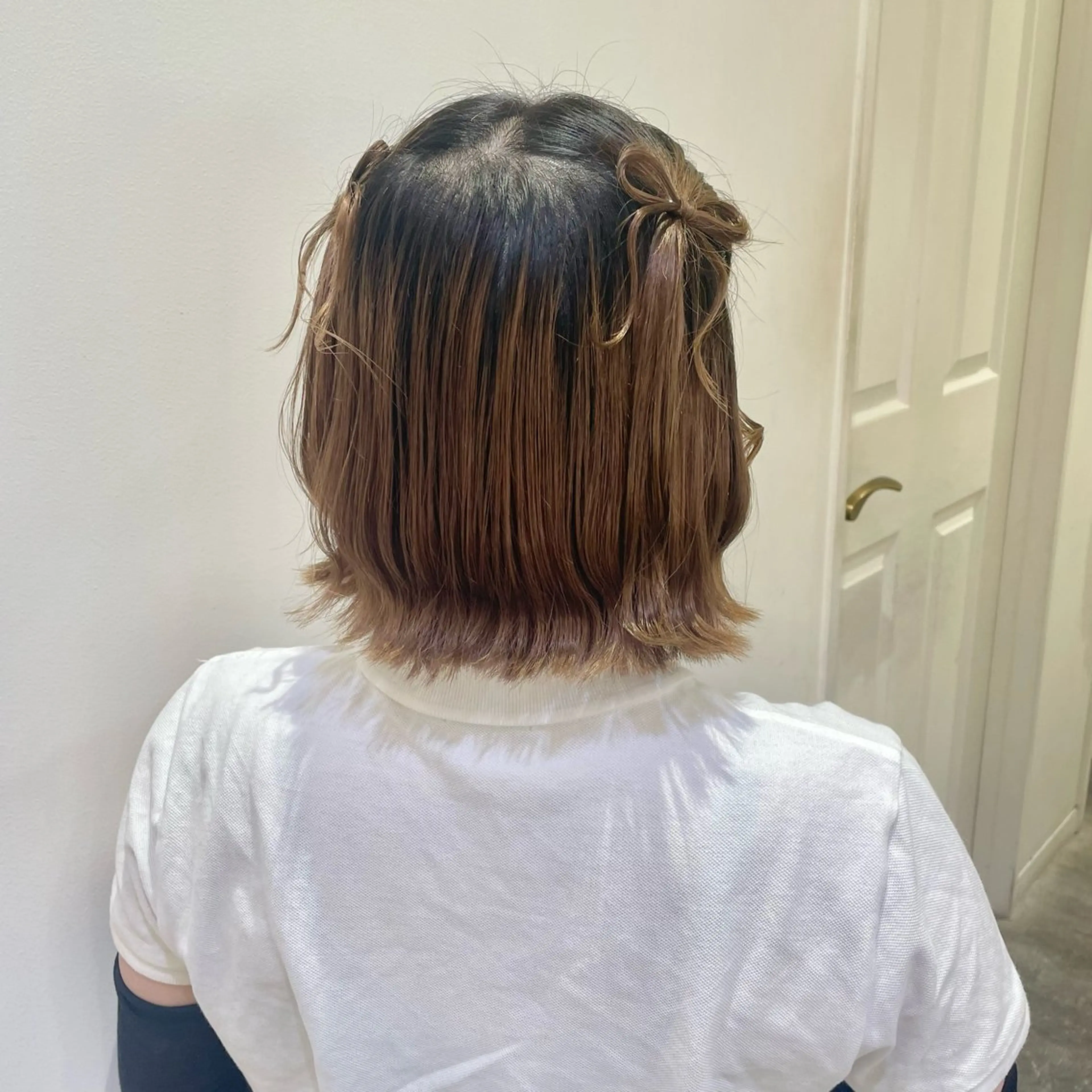 ヘアアレンジ ハイトーンカラー/ 長さだし🐇きょうかのヘアスタイル