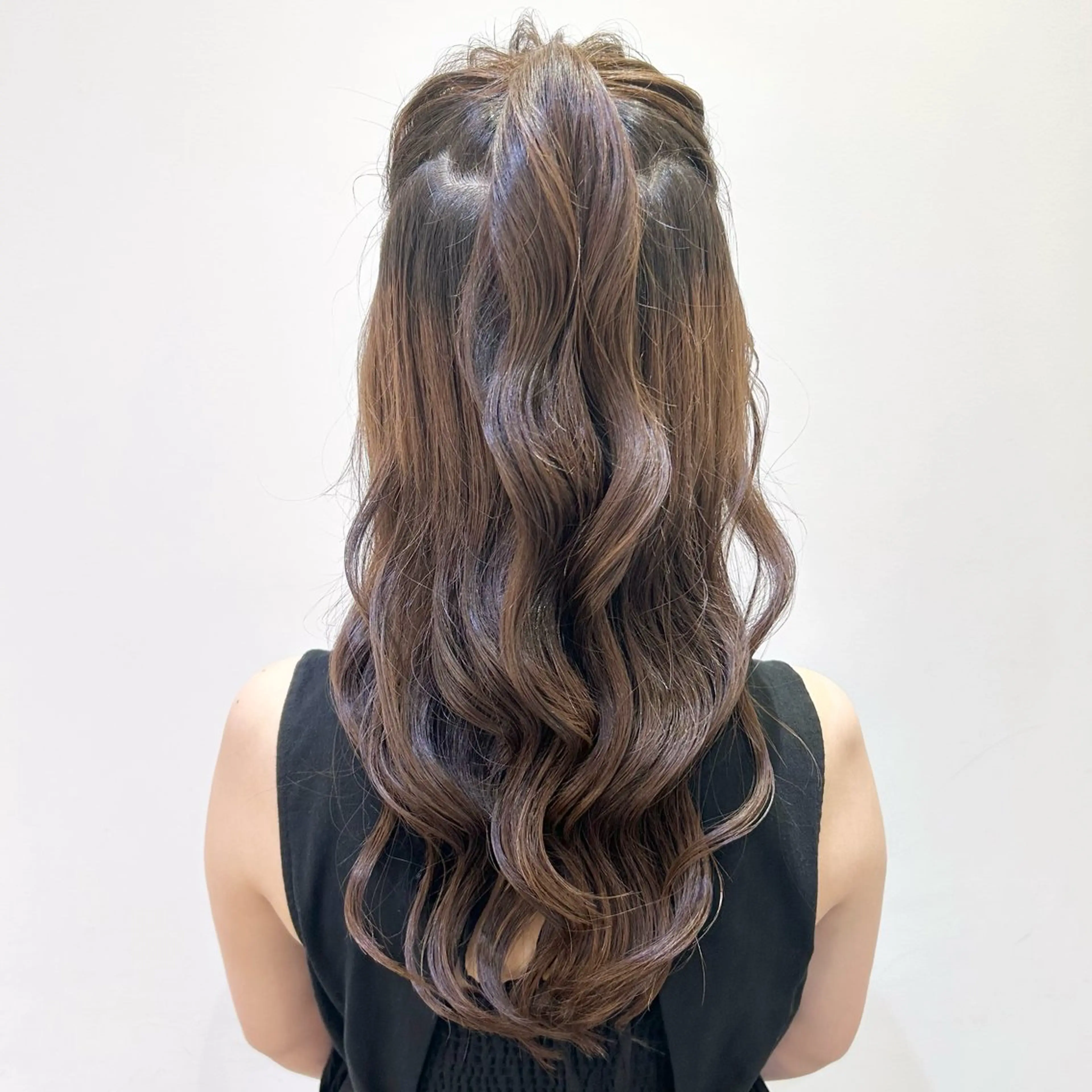 ロング 🥀暖色/エクステ/ ヘアメ/横浜/かなこのヘアスタイル