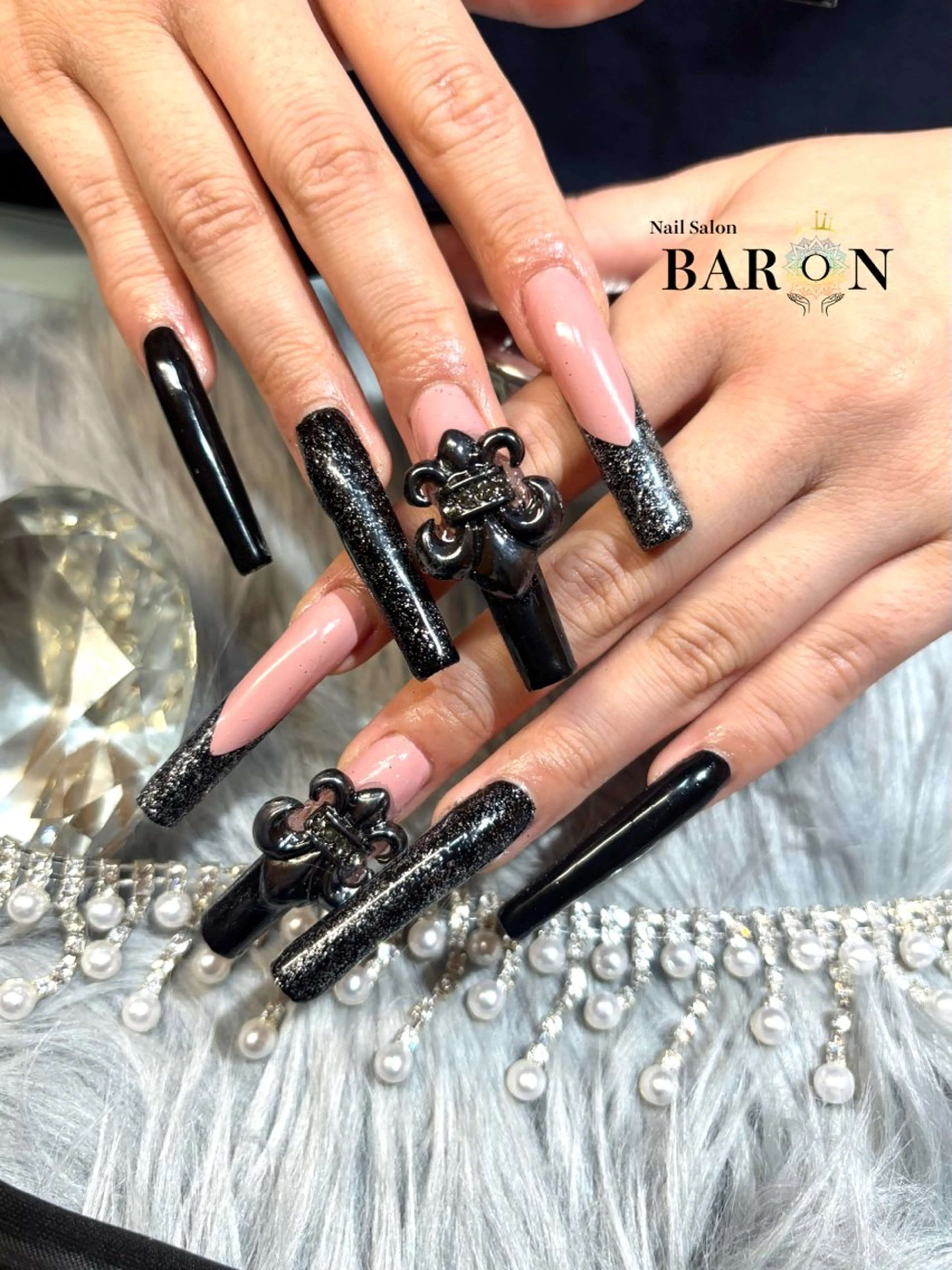 ネイル 持ち込み スカルプネイル BARON SAKIのネイルデザイン