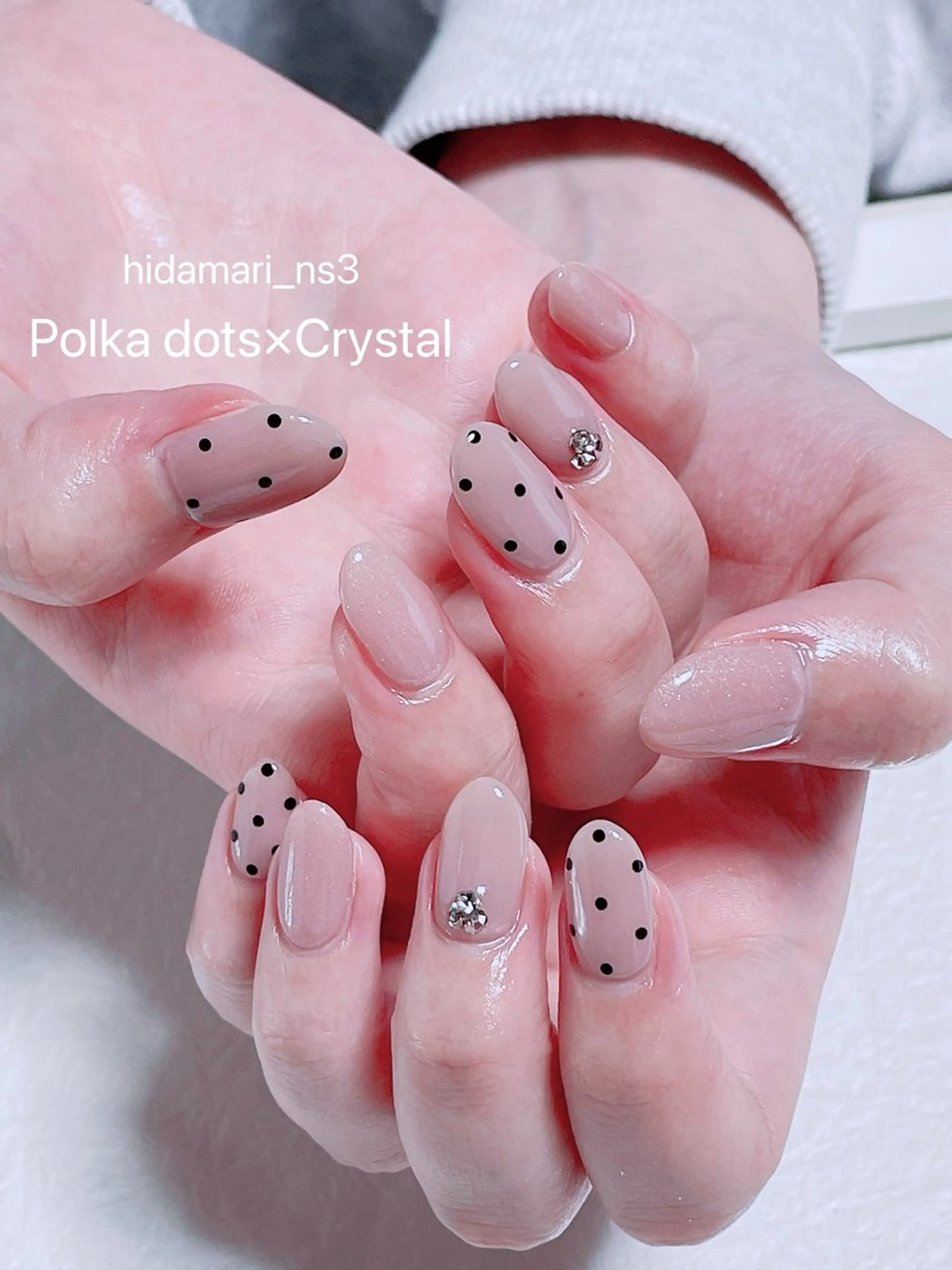 ネイル ドット 持ち込み ハンドネイル NailSalon ひだまりのネイルデザイン