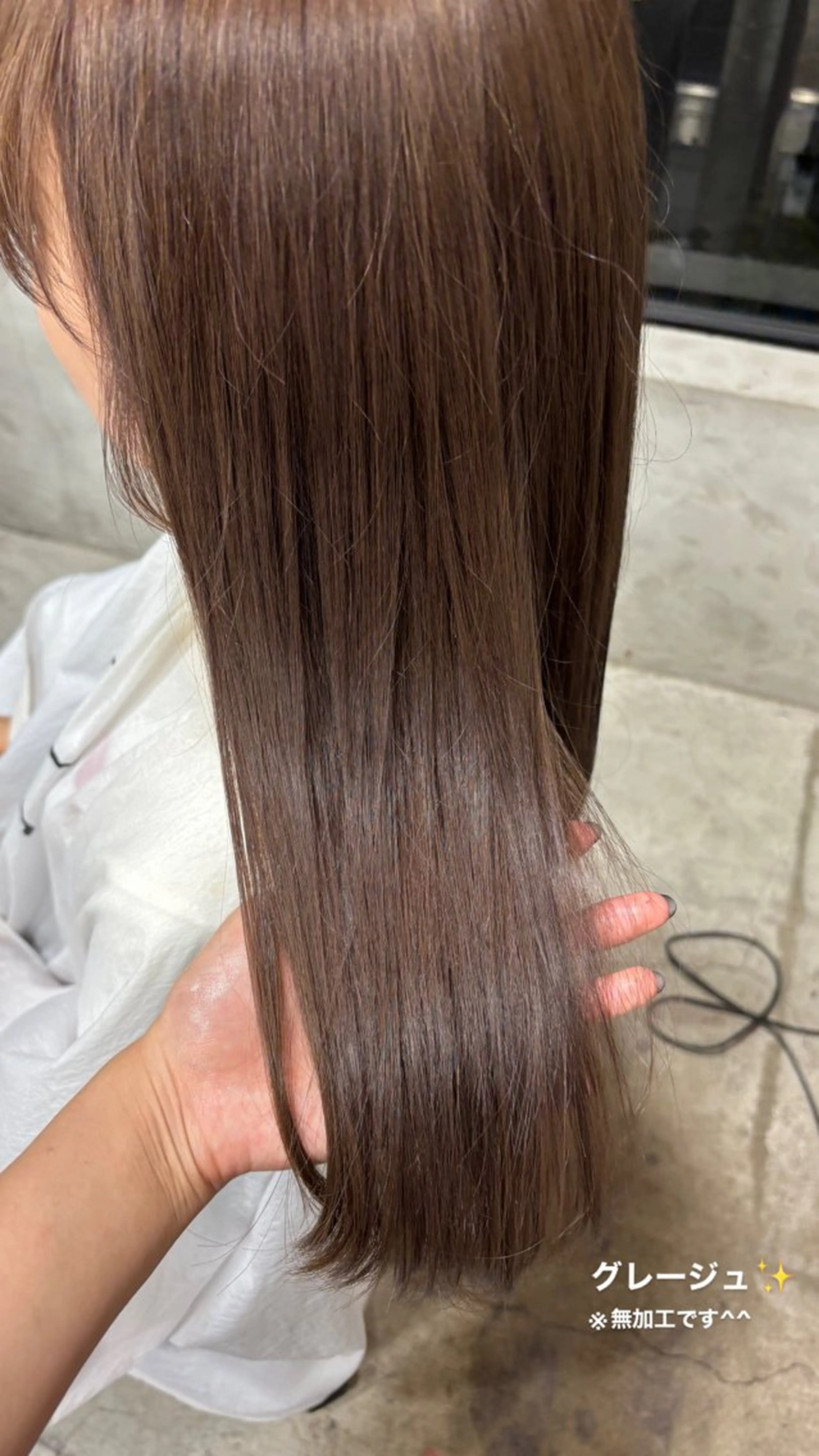 ロング ヘアカラー トリートメント ヘッドスパ 山田 綾乃/メンズカットのヘアスタイル