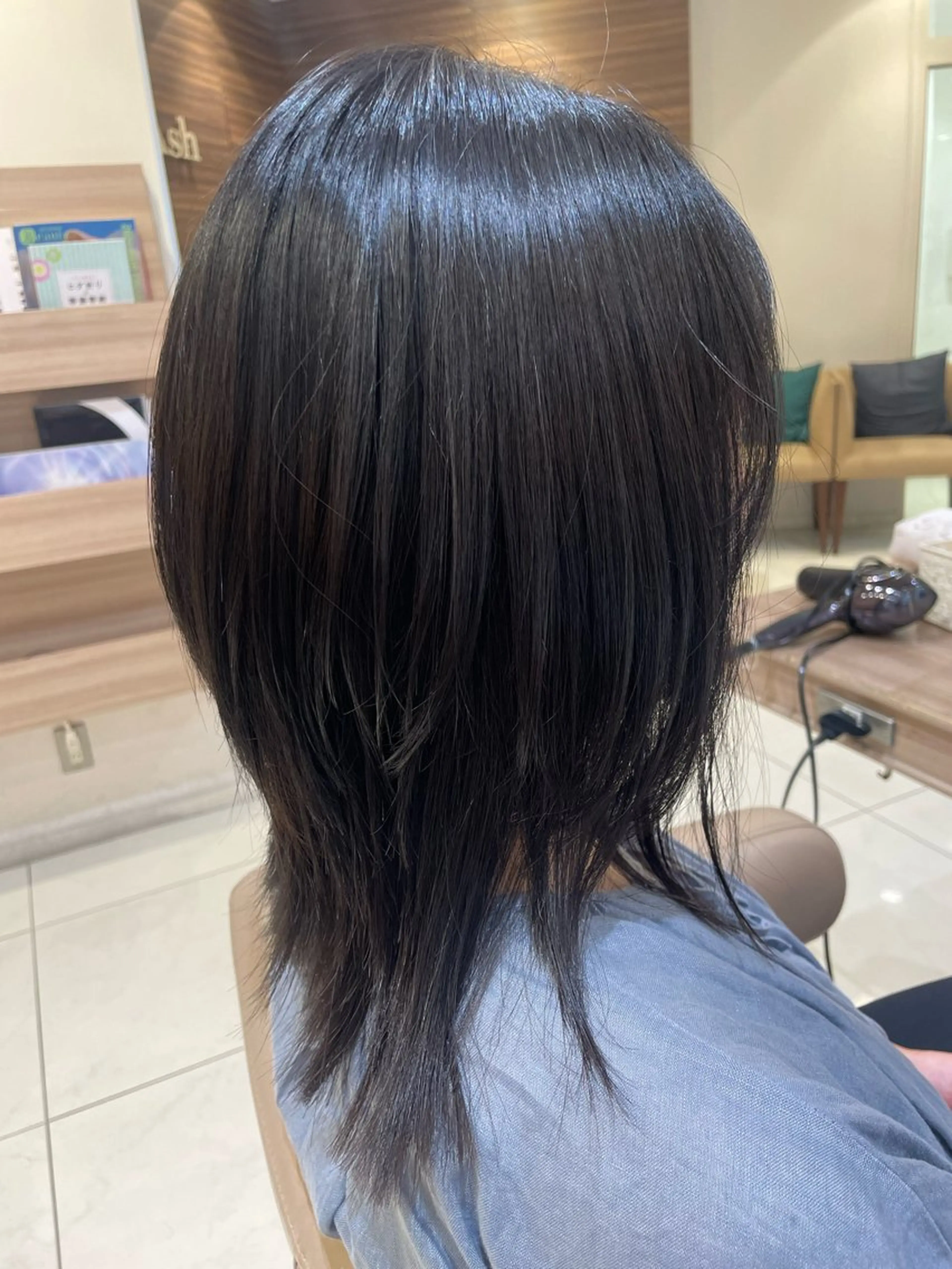 ミディアム カラー パーマ ヘアアレンジ 韓国ヘアメイク🎀/ 縮毛矯正✨山本媛香のヘアスタイル