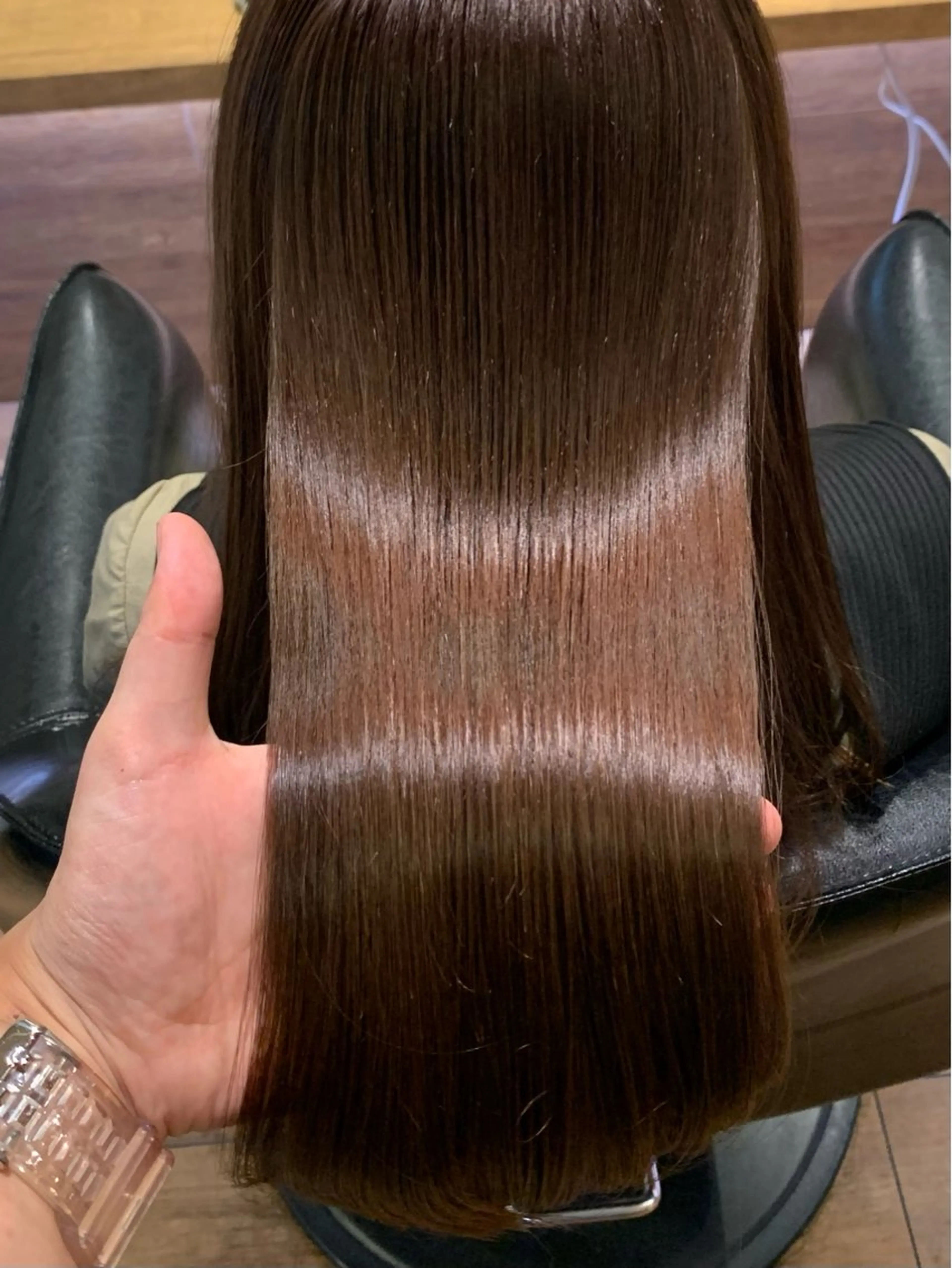 ロング カット 縮毛矯正 トリートメント 縮毛矯正特化 コグスリのヘアスタイル