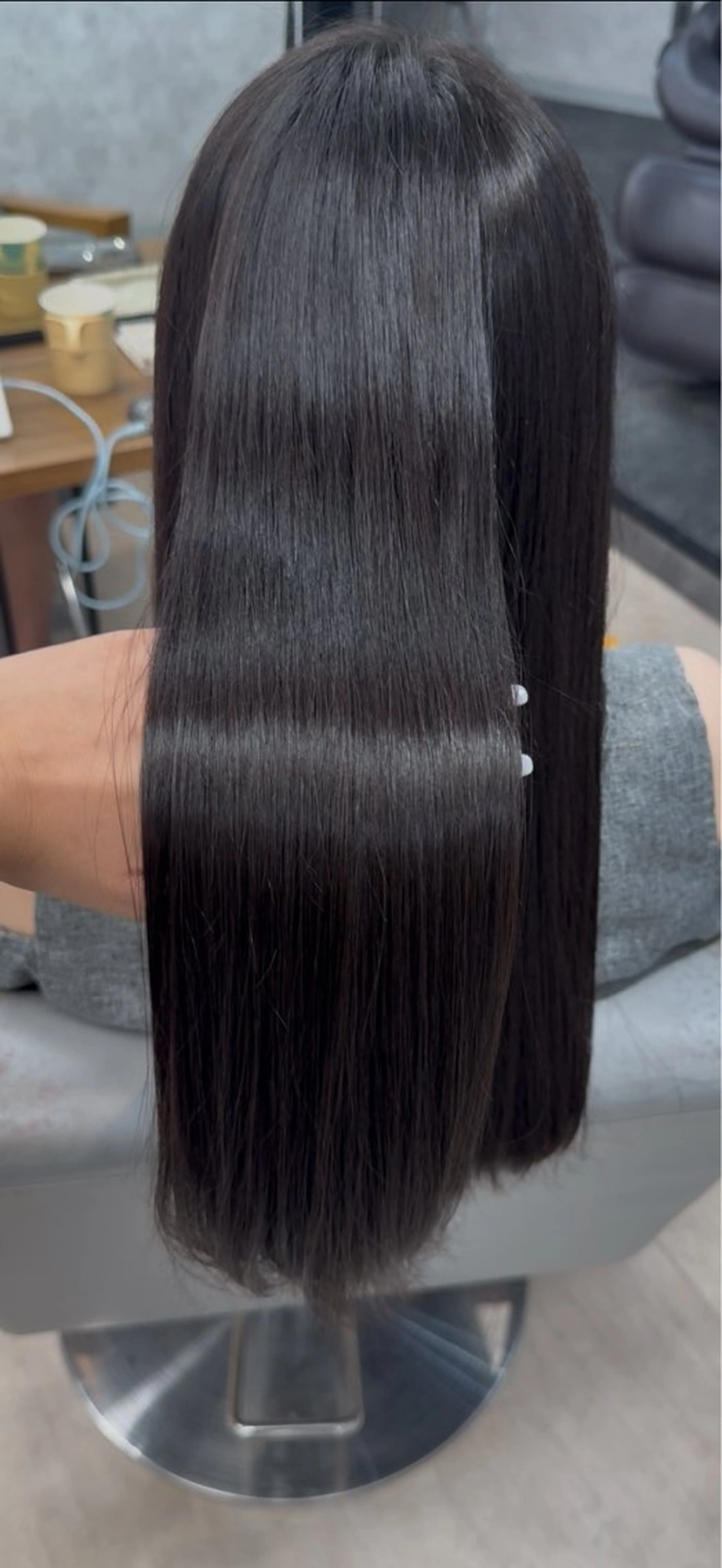 縮毛矯正の写真