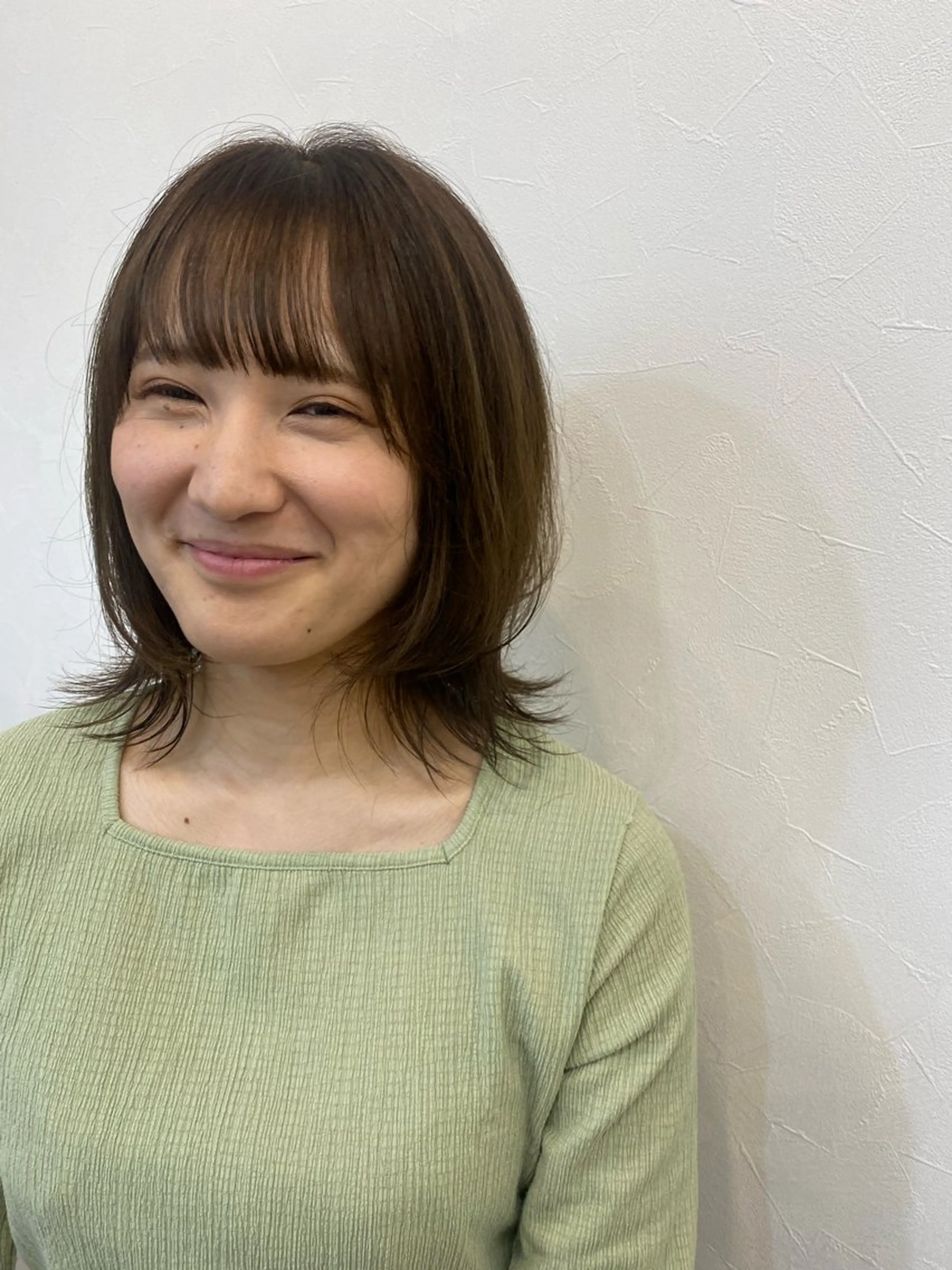 ミディアム カラー カット ヘアカラー トリートメント Dxxxx III所属・女性目線の大人 メンズ*Ayakaのヘアスタイル