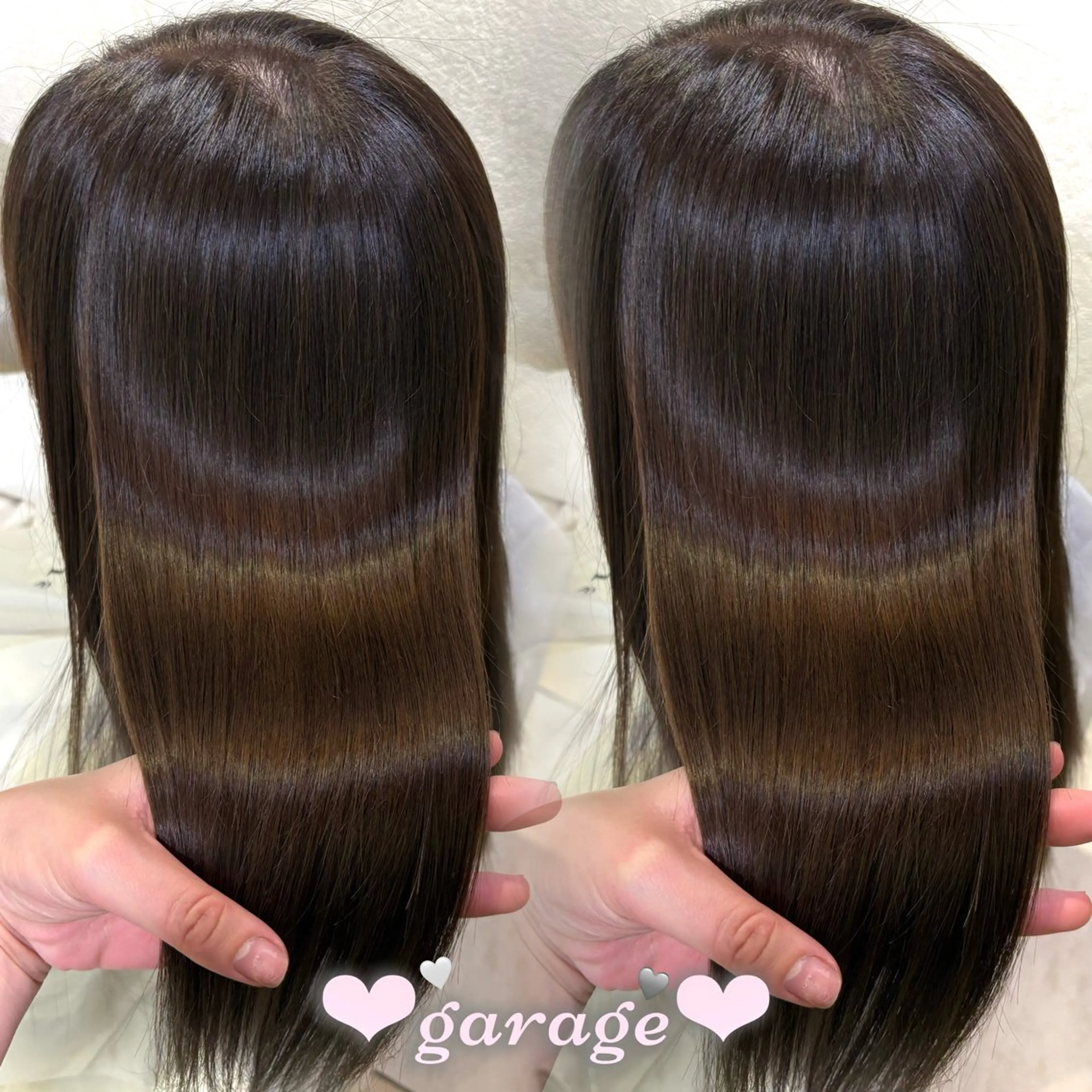 ロング カラー グレージュ カット ヘアカラー トリートメント 新宿/透明感カラー /韓国ヘアKANA♡のヘアスタイル