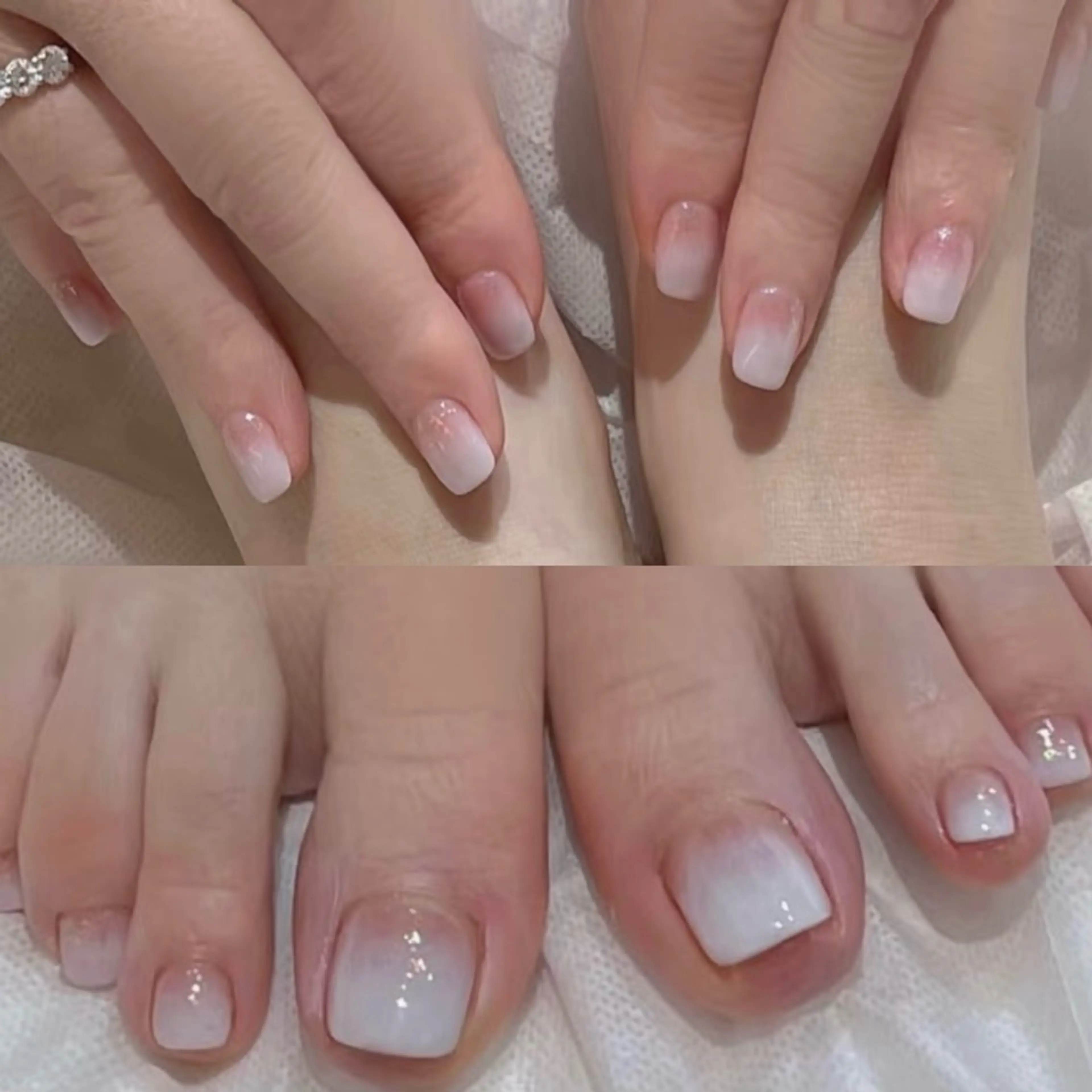 《ハンド＋フット》ベービーブーマー☆カラーグラデーション¥12980 (初回オフ無料ケア込み)の写真