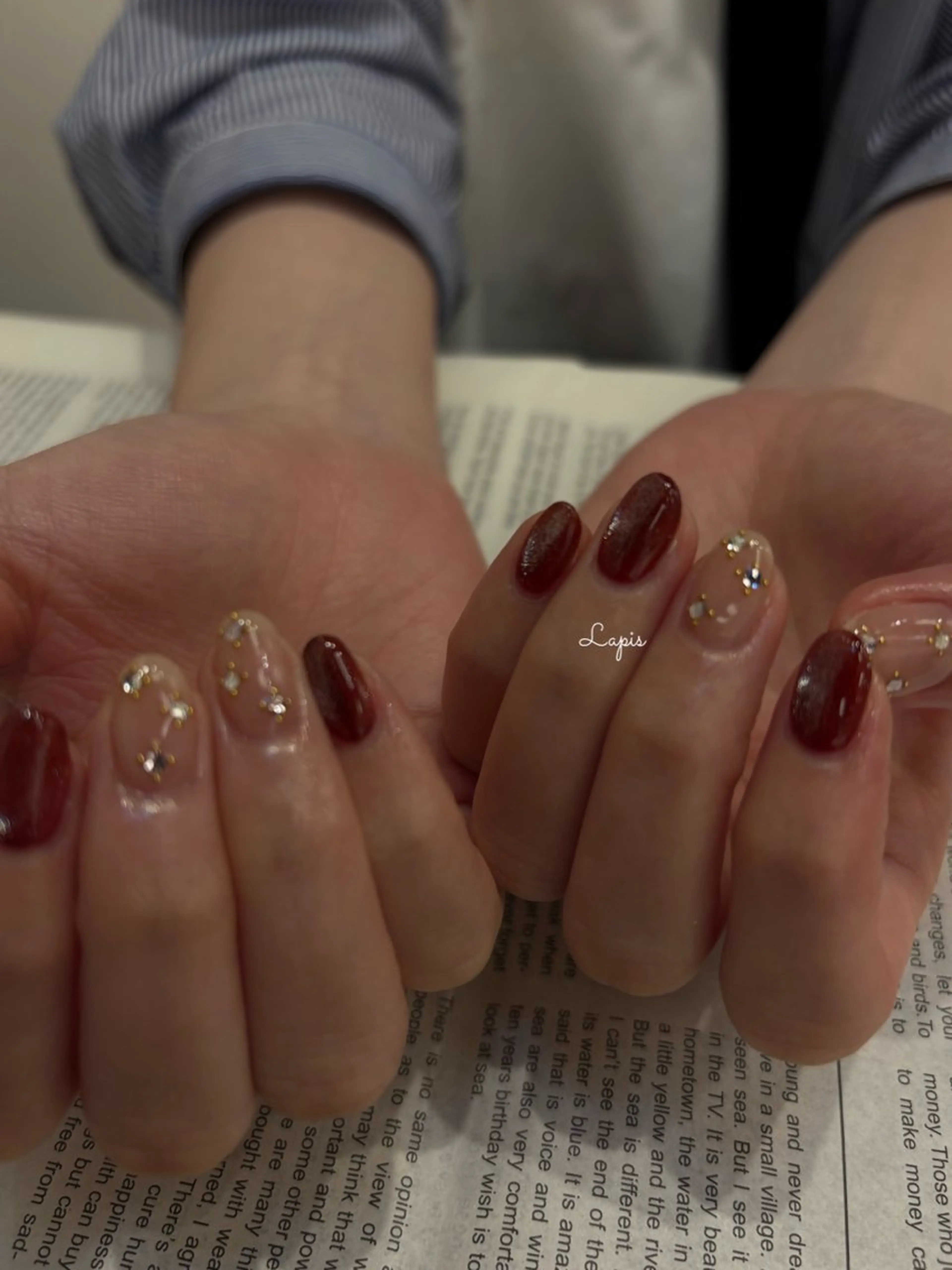 ネイル ハンドネイル Lapis *のネイルデザイン