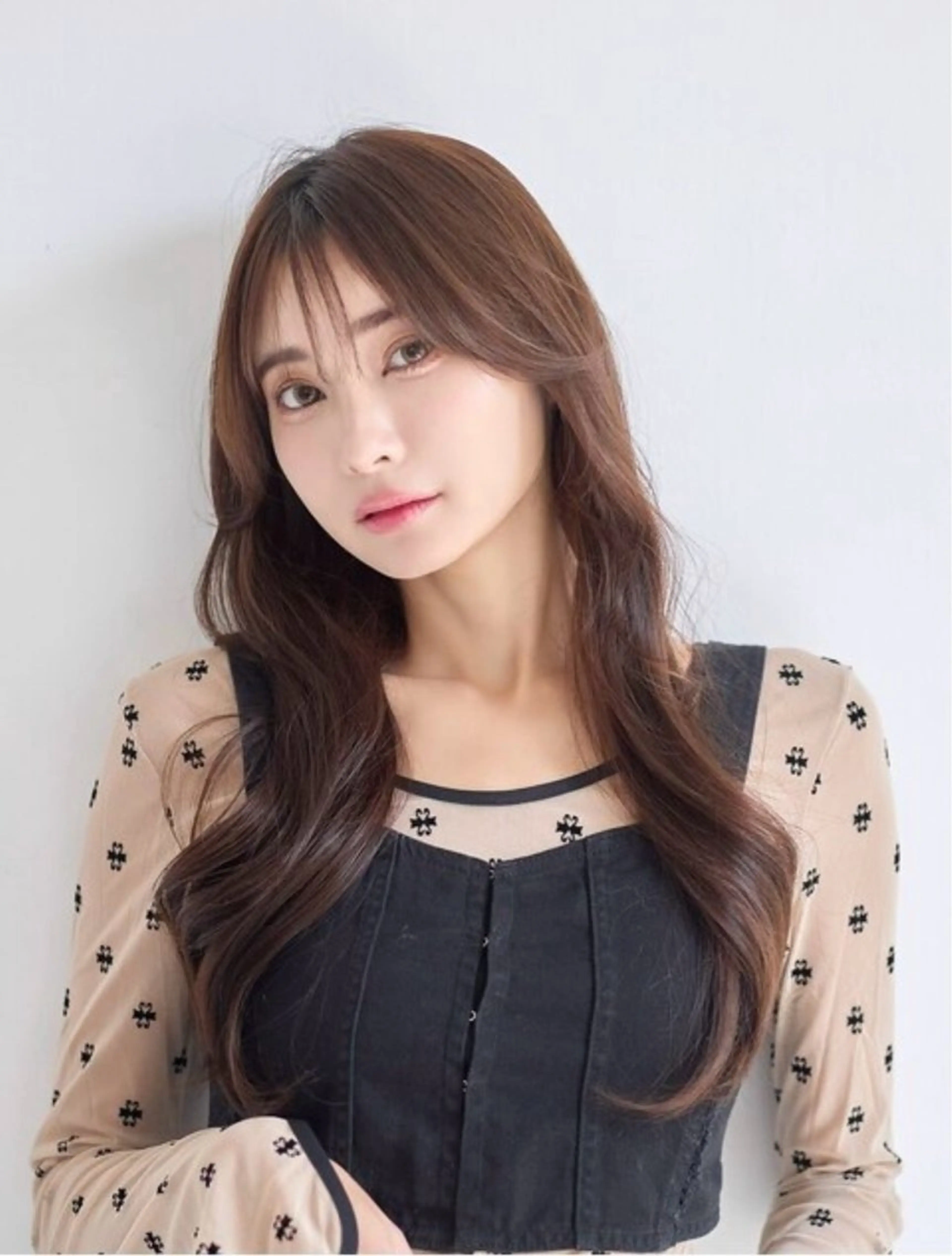 ロング カット ヘアカラー トリートメント lafith hair tone 竹ノ塚店所属・透明感🩷/艶髪 💗Misakiのヘアスタイル