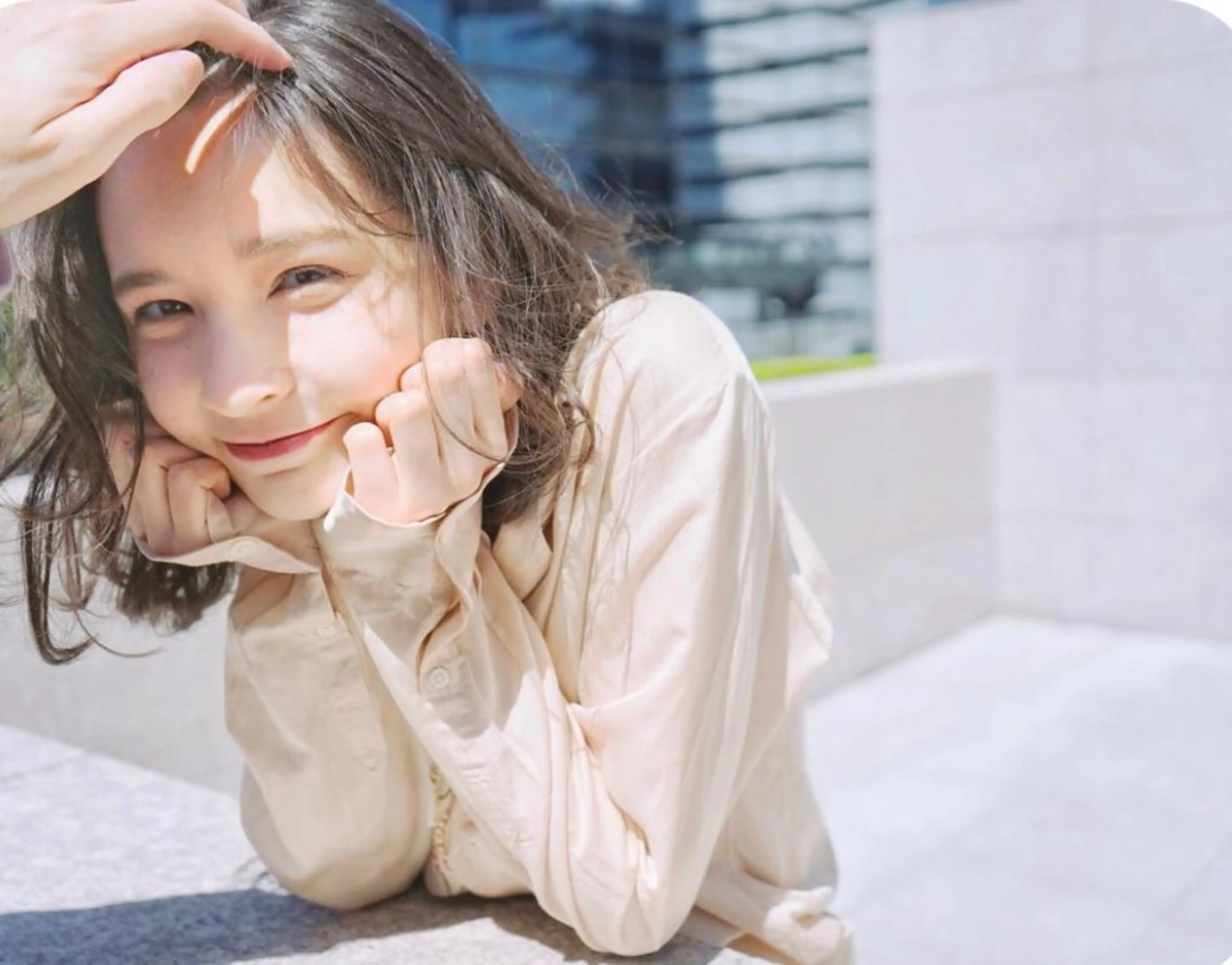 ミディアム カラー ヘアカラー トリートメント ヘアセット 名古屋/髪質改善/ 透明感SHIZUKAのヘアスタイル