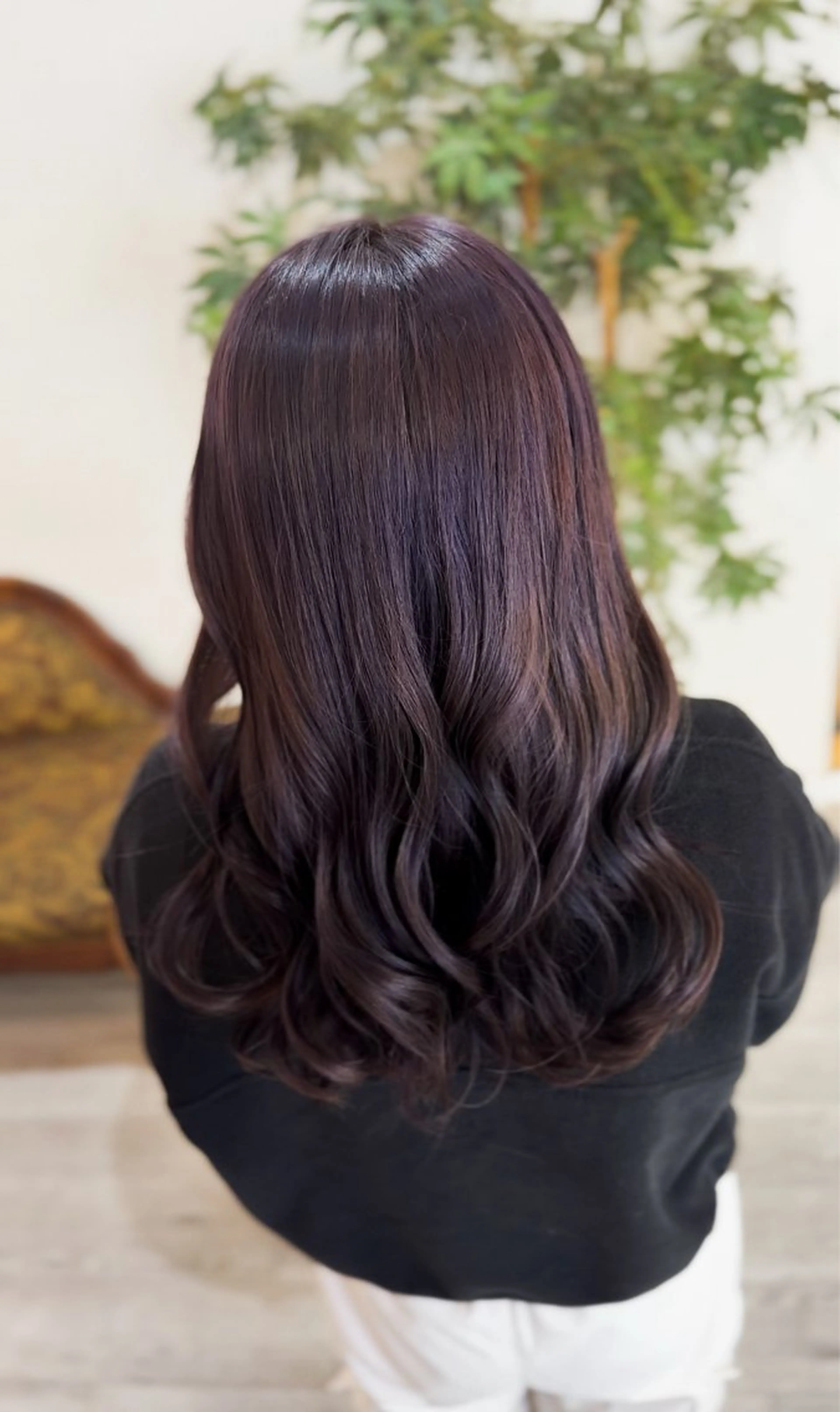 セミロング カット ヘアカラー トリートメント 飯星慧斗 /ブリーチ、縮毛矯正のヘアスタイル