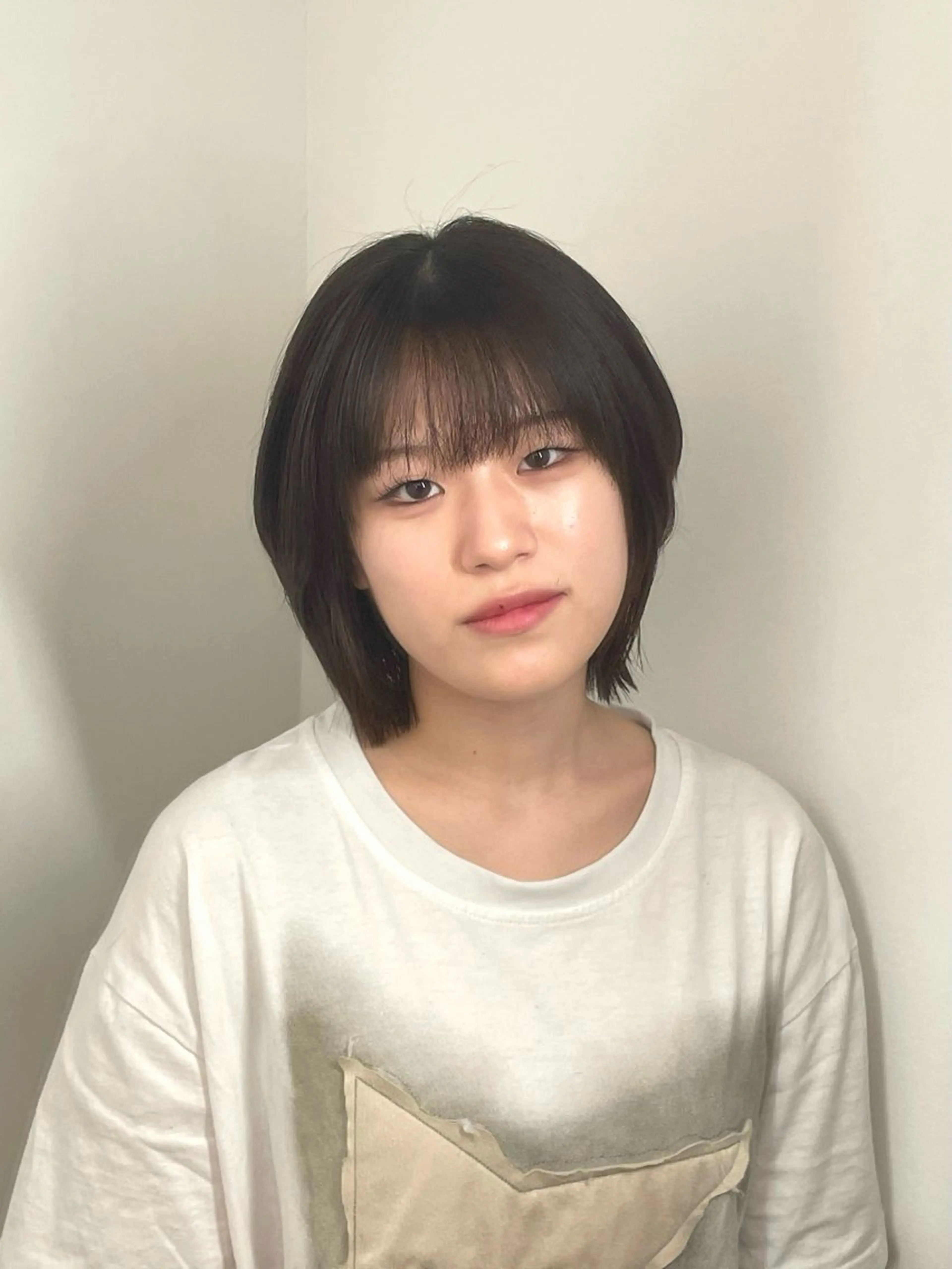 ショート ハッシュカット 韓国風ヘア ウルフカット カット yu-kaハッシュ カット/韓国レイヤーのヘアスタイル
