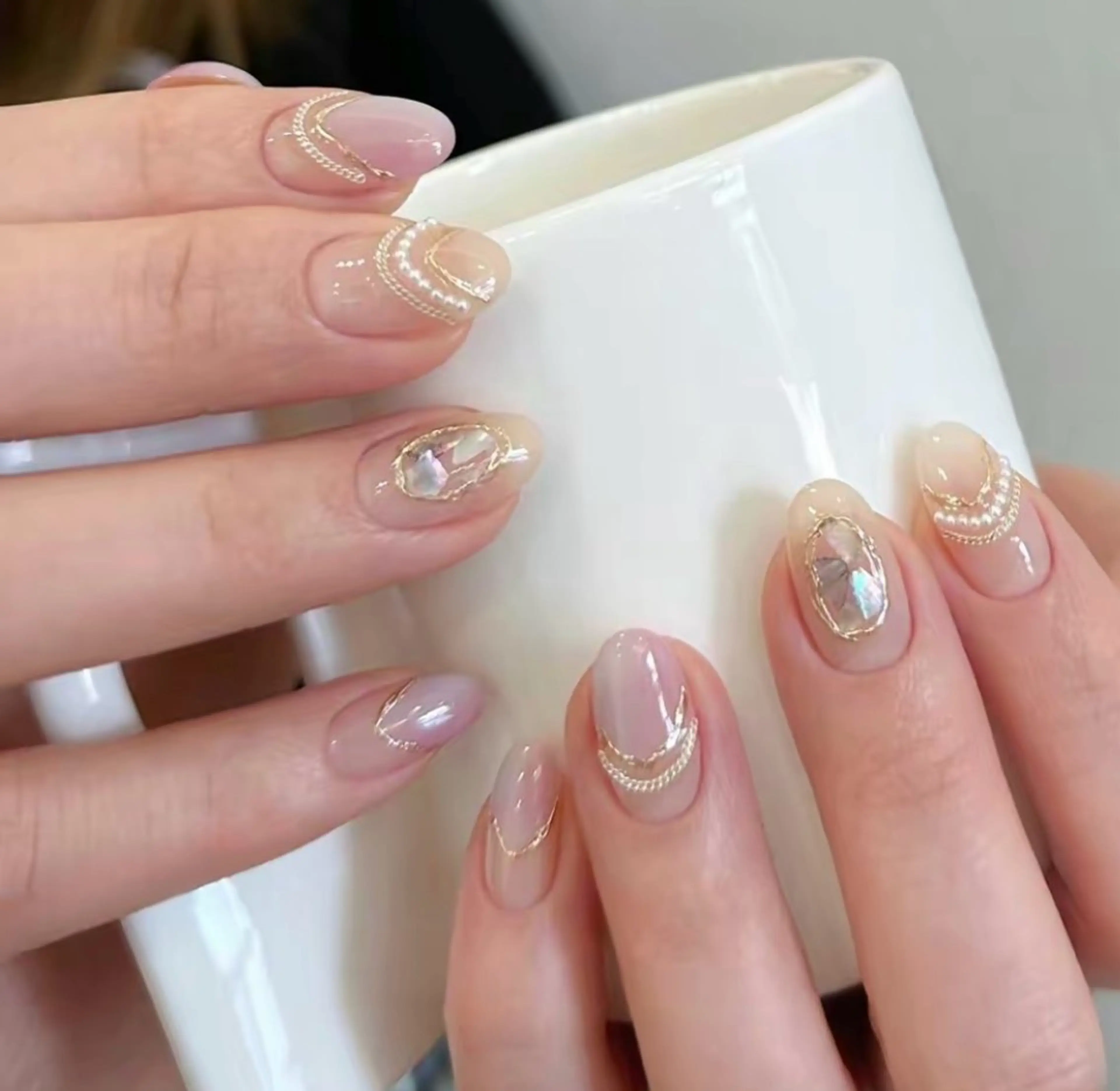 ネイル フットネイル ジェルネイル マグネットネイル 持ち込み ワンカラーネイル ANA 168 池袋のネイルデザイン